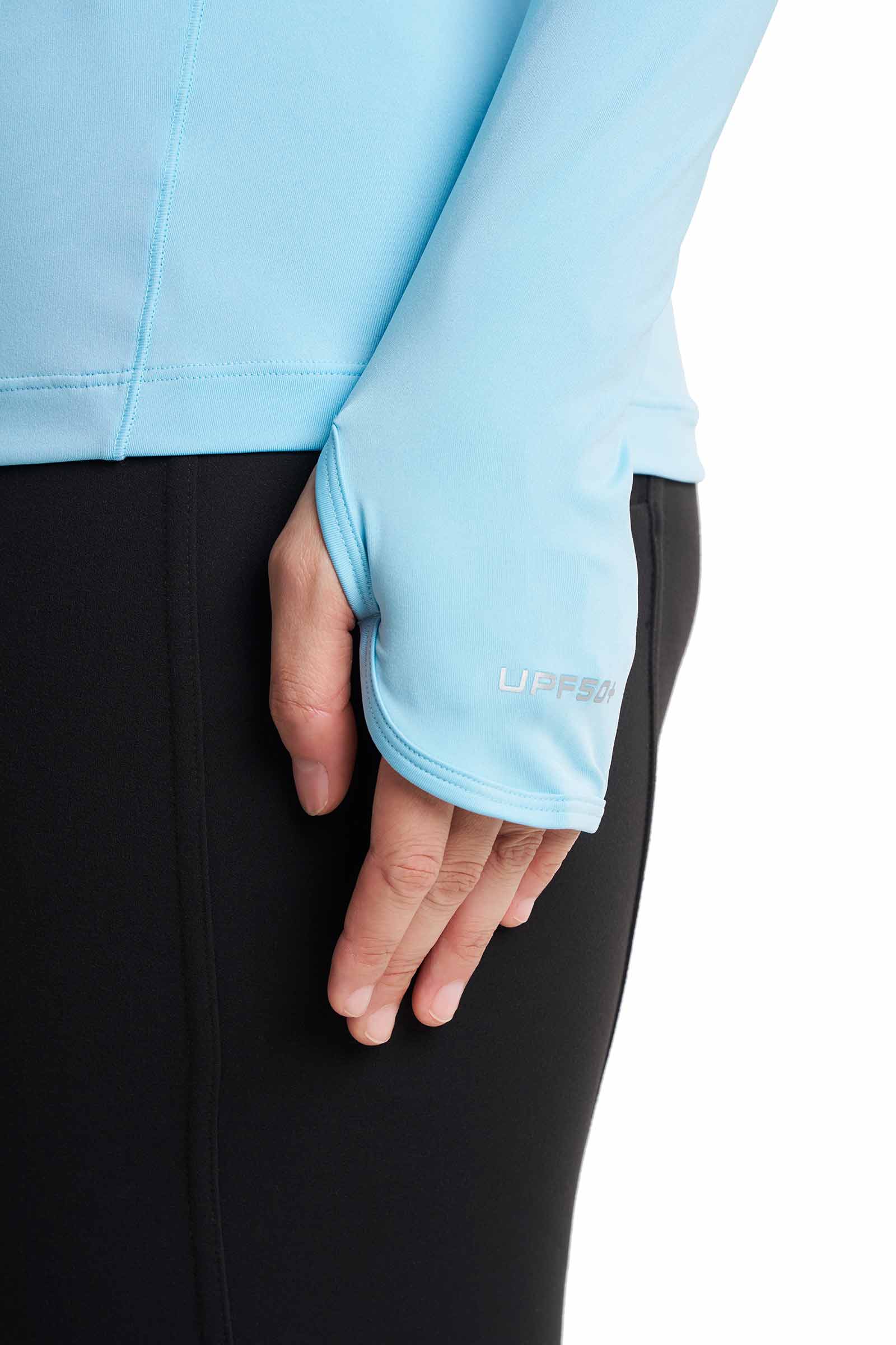 Women's Devi Long Sleeve Fitness T-Shirt | Arctic Blue - Image 7