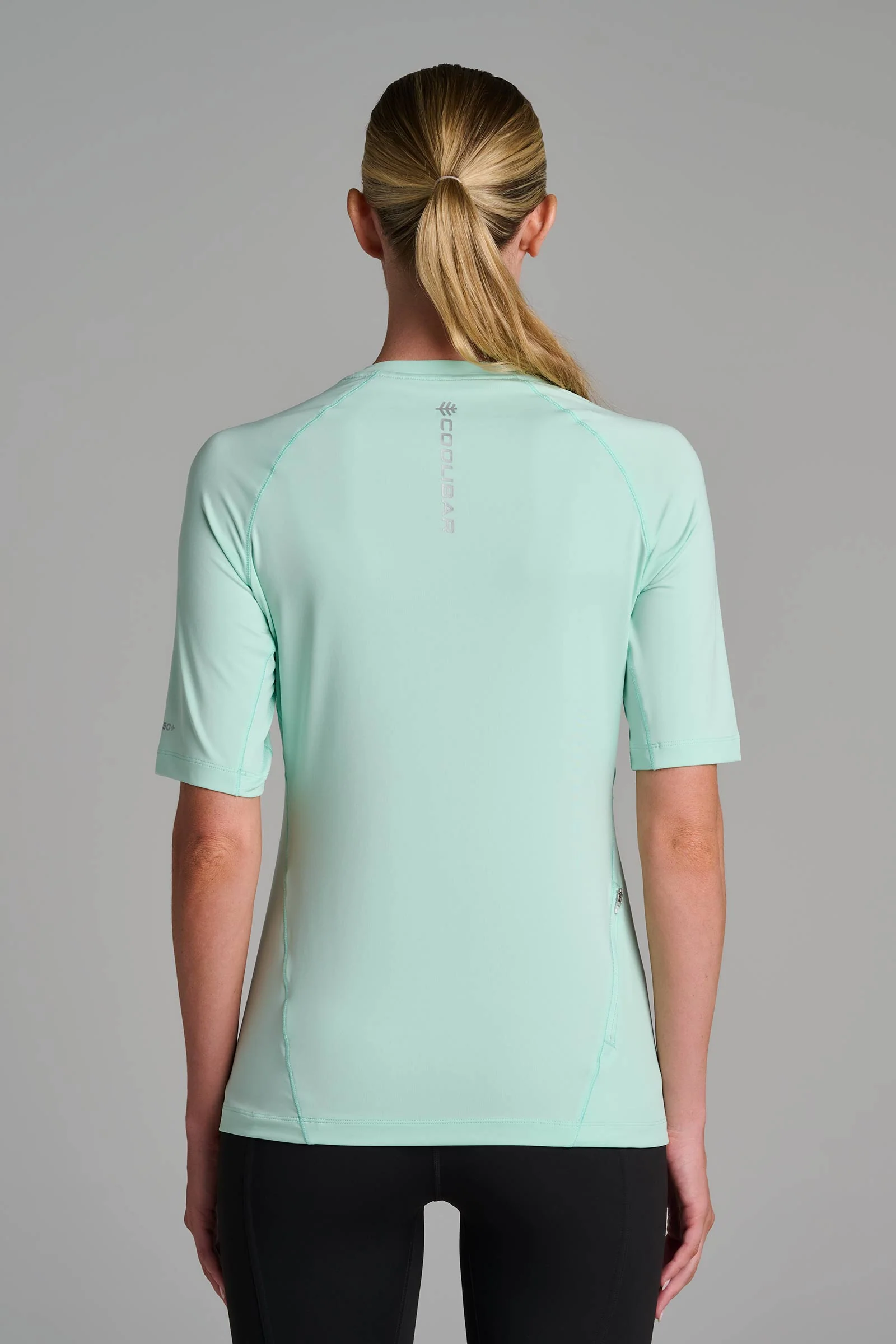 Women's Devi Short Sleeve Fitness Shirt | Honeydew - Image 2