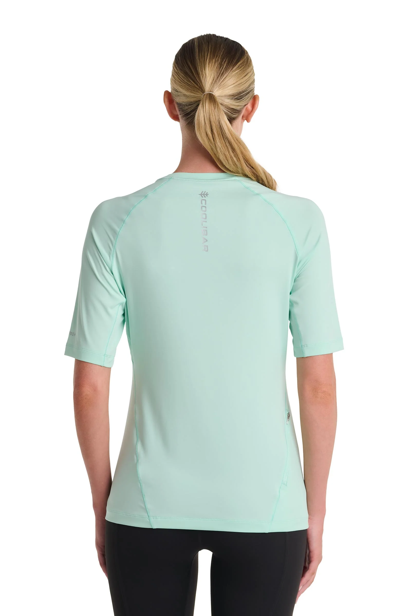Women's Devi Short Sleeve Fitness Shirt | Honeydew - Image 5