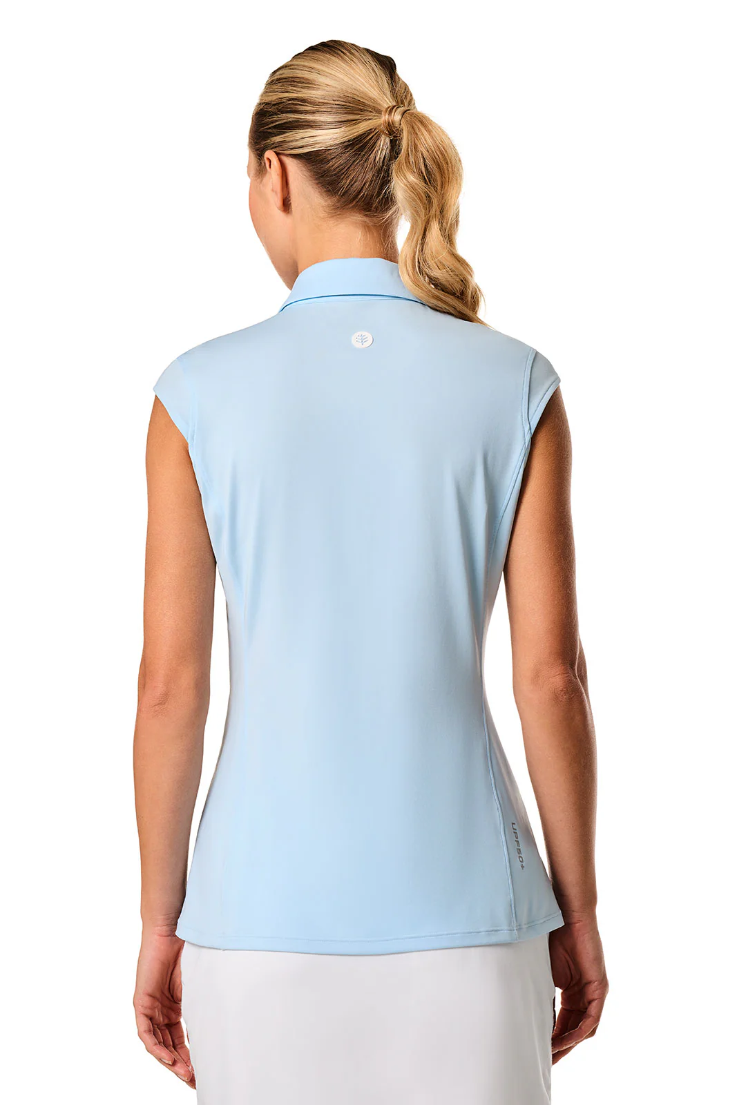 Women's Dew-Sweeper Performance Sleeveless Polo | Skyride - Image 2