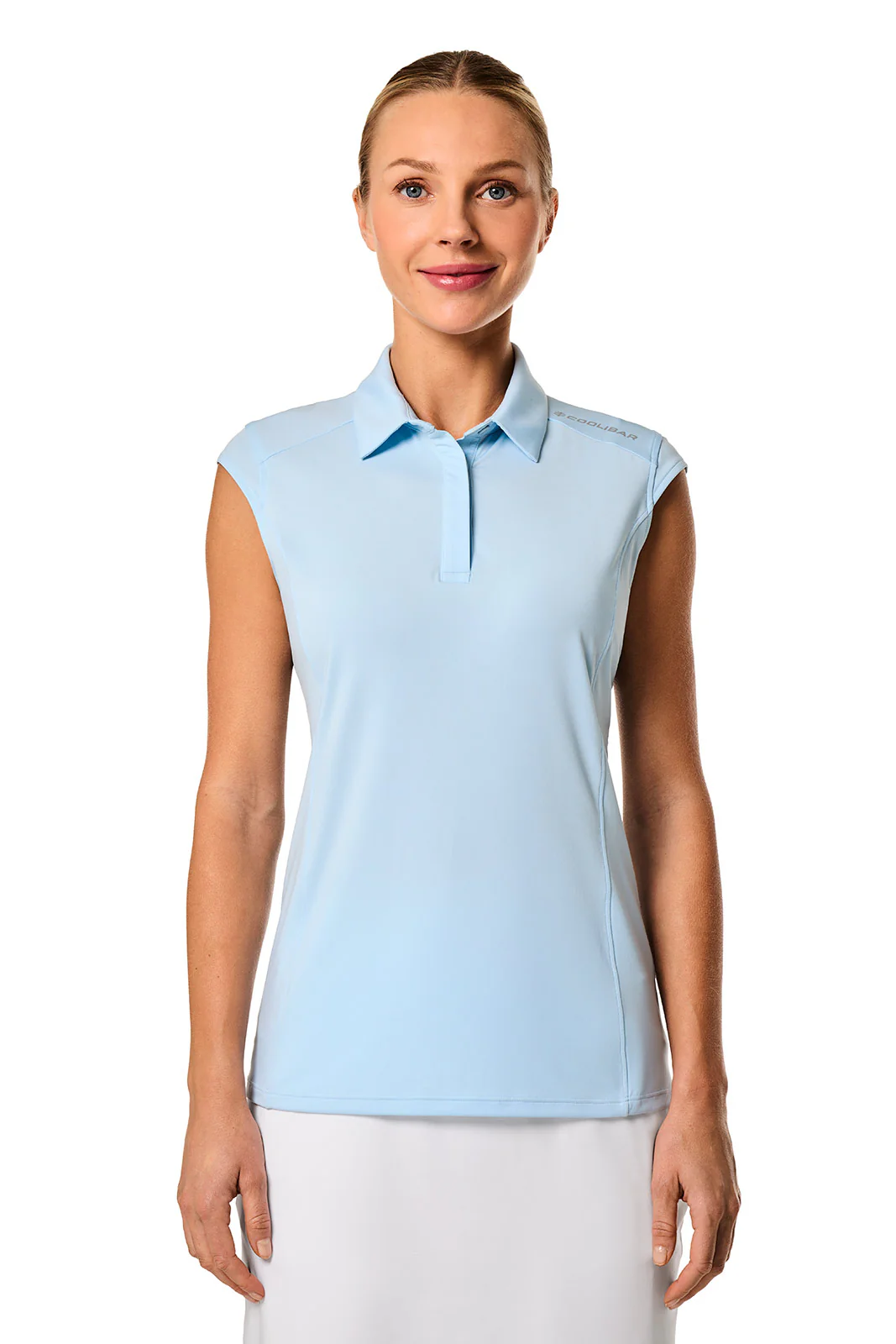Women's Dew-Sweeper Performance Sleeveless Polo | Skyride - Image 3