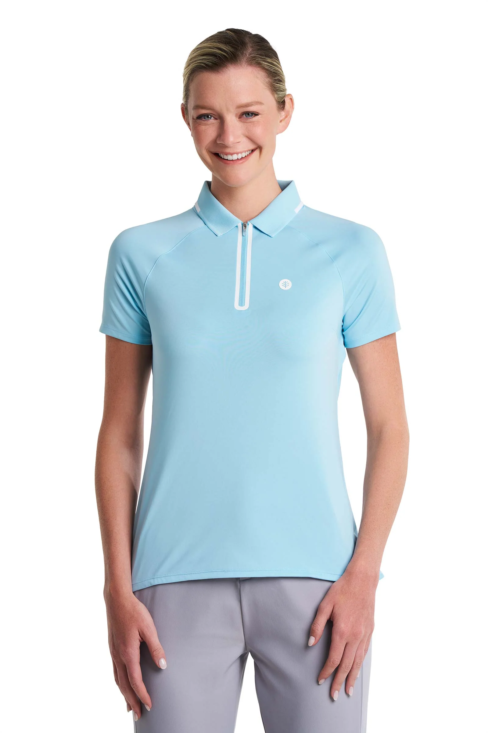 CourtLine Short Sleeve Polo | Arctic Blue - Image 4
