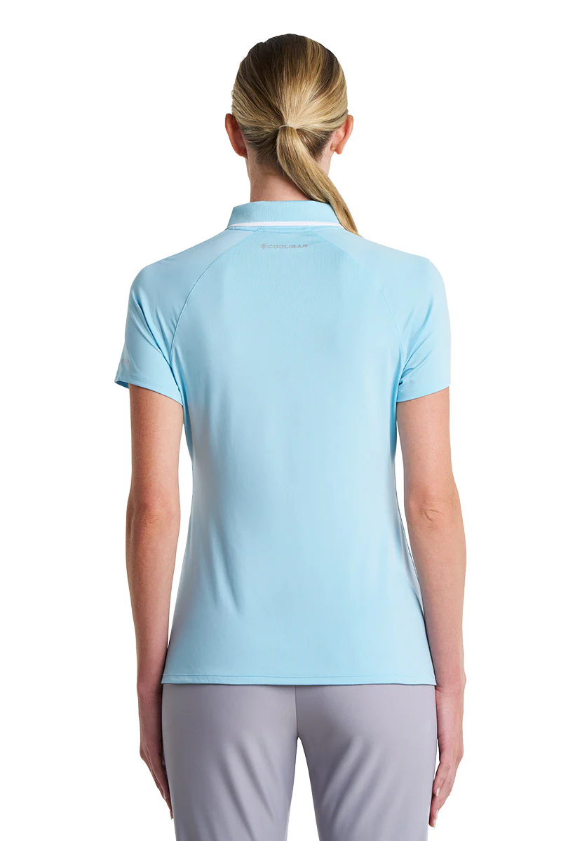 CourtLine Short Sleeve Polo | Arctic Blue - Image 7