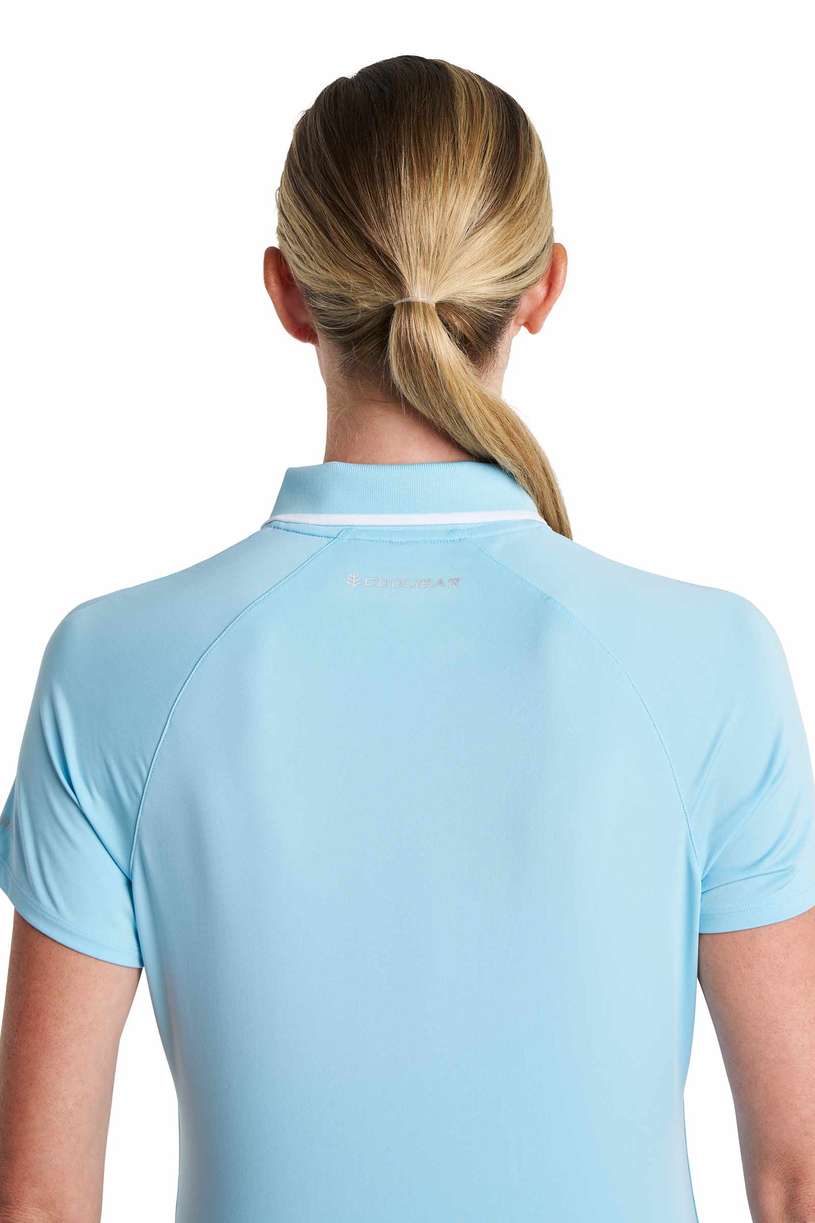 CourtLine Short Sleeve Polo | Arctic Blue - Image 8