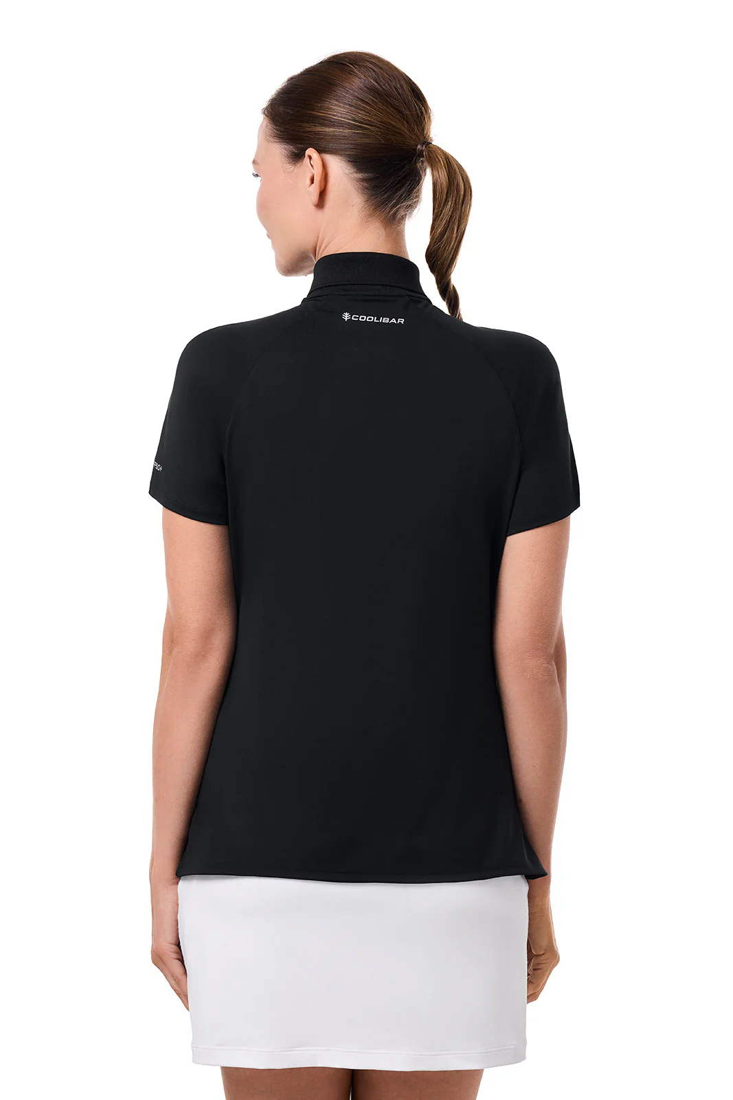 CourtLine Short Sleeve Polo | Black - Image 4