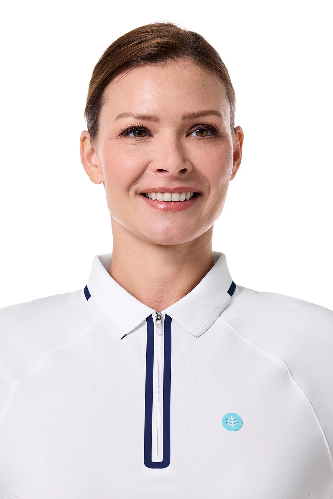 CourtLine Short Sleeve Polo | White - Image 3