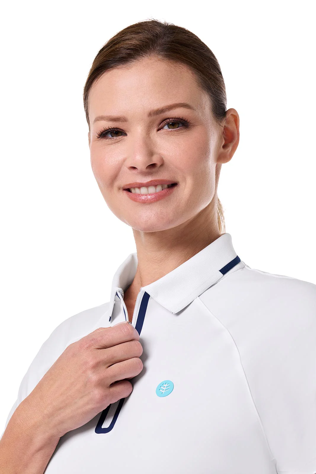 CourtLine Short Sleeve Polo | White - Image 4