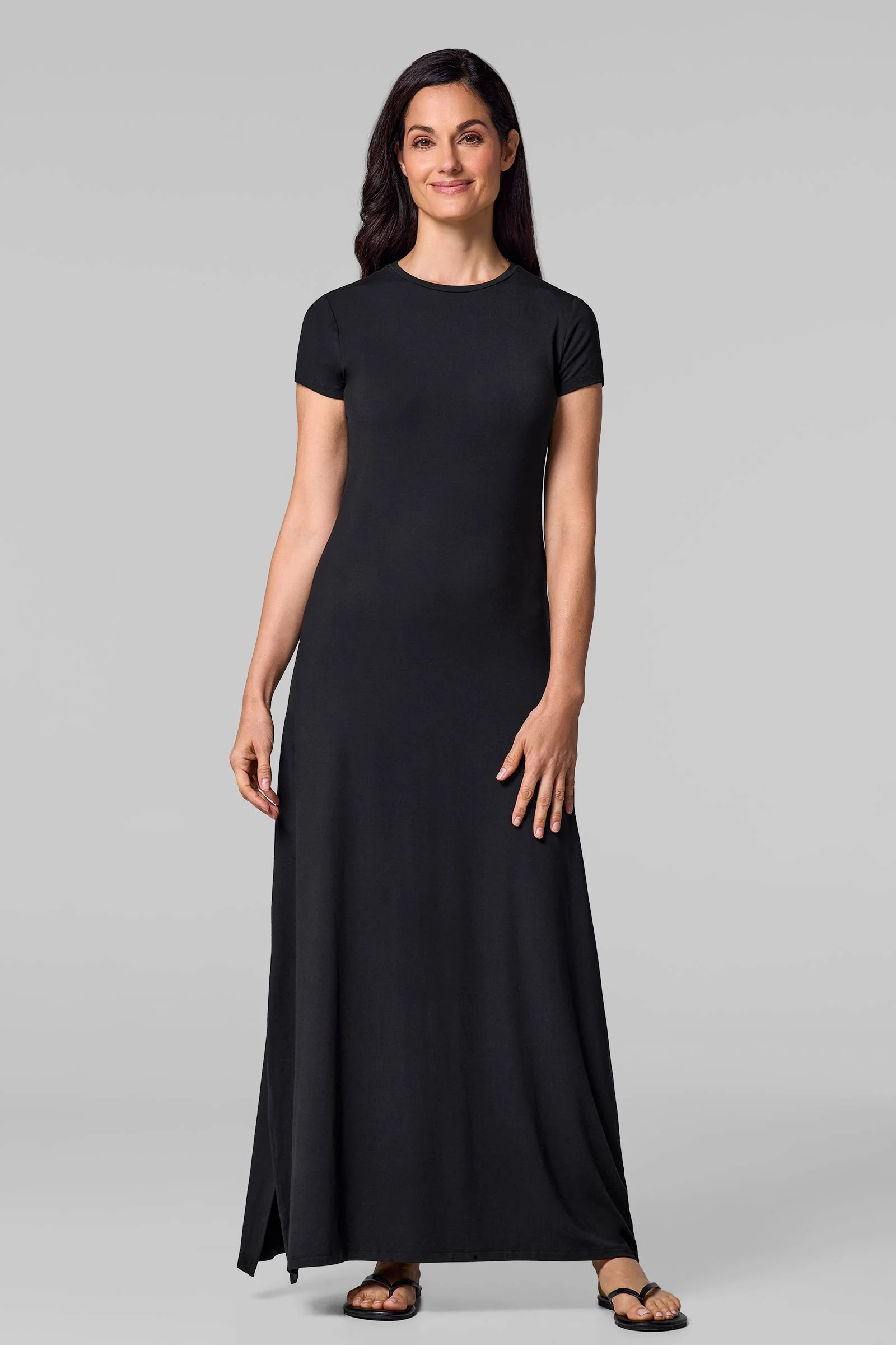 Women's Dounelle Fitted Maxi Dress | Black