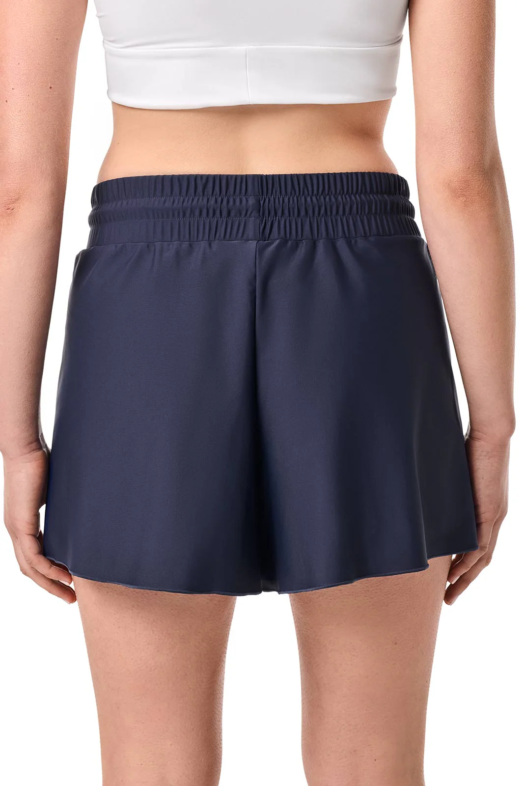Women's Duval Relaxed Cover-Up Swim Shorts | Navy - Image 4