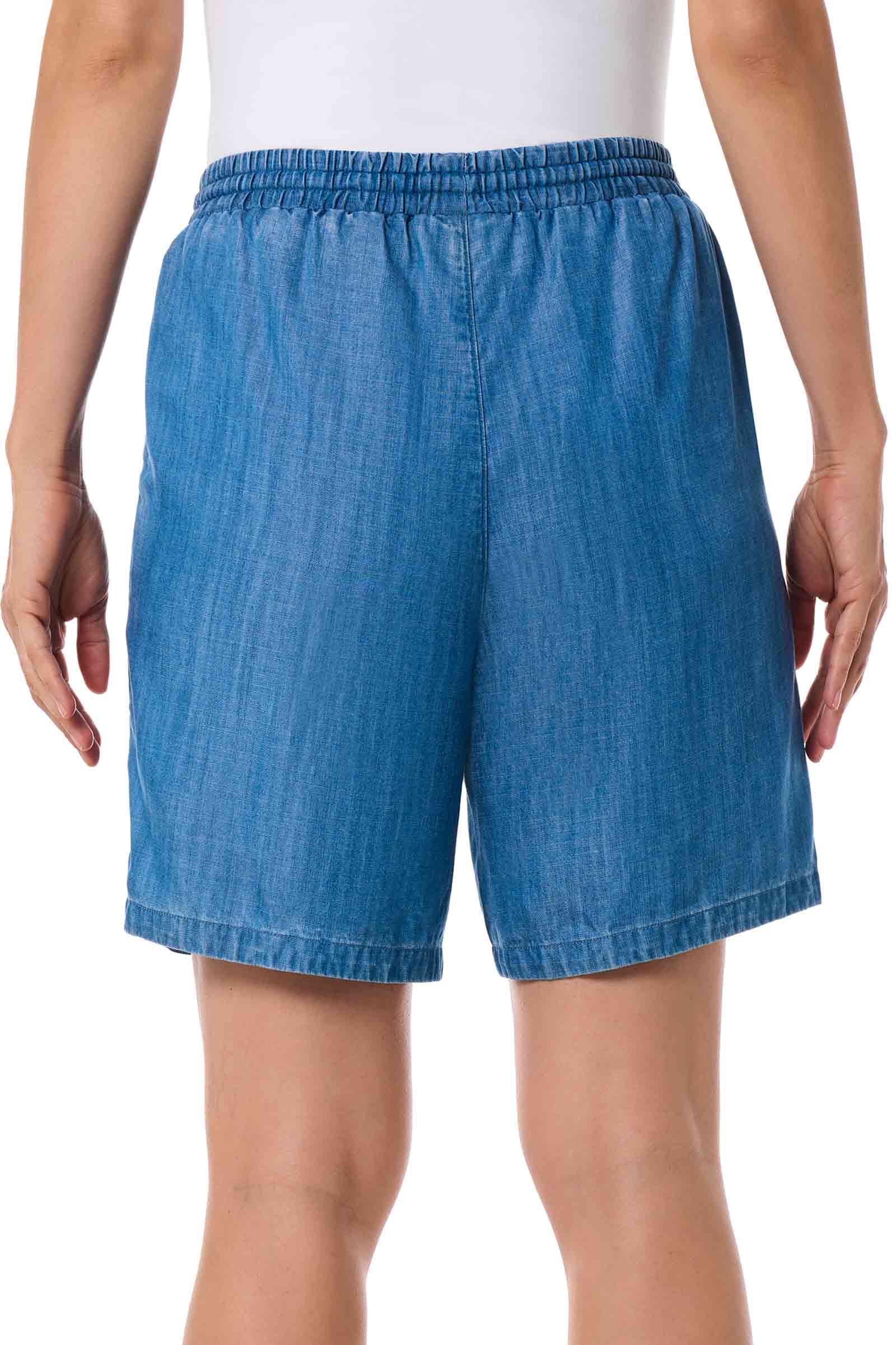 Women's Enclave Chambray Shorts | Light Indigo Chambray - Image 5
