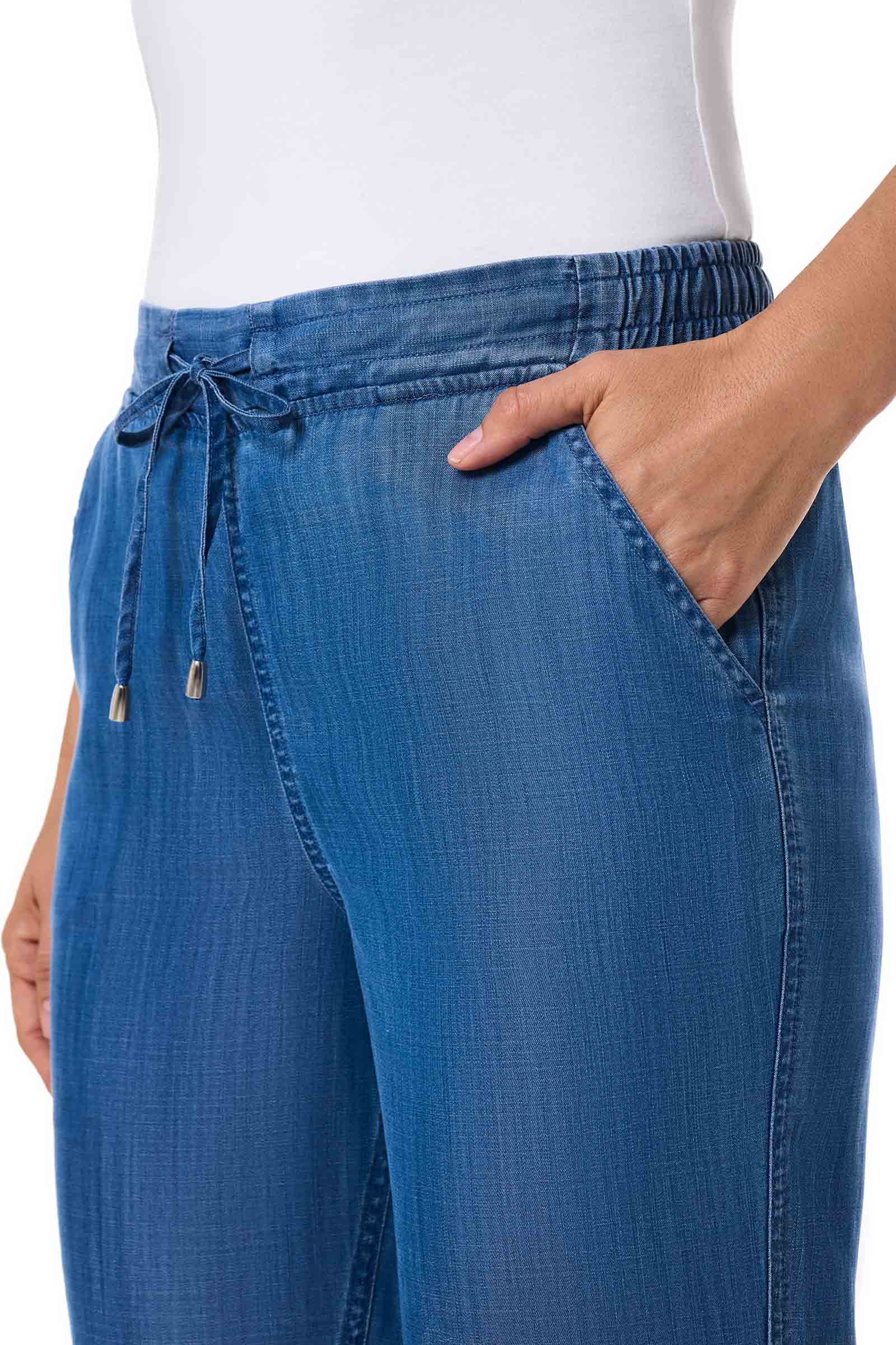 Women's Enclave Weekend Pants | Light Indigo Chambray - Image 5