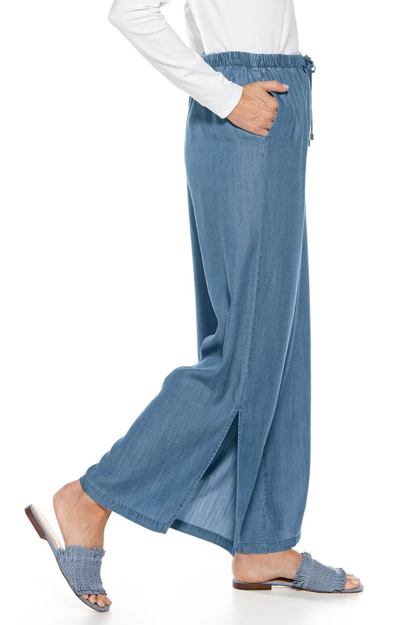 Women's Enclave Wide Leg Pants | Light Indigo - Image 4