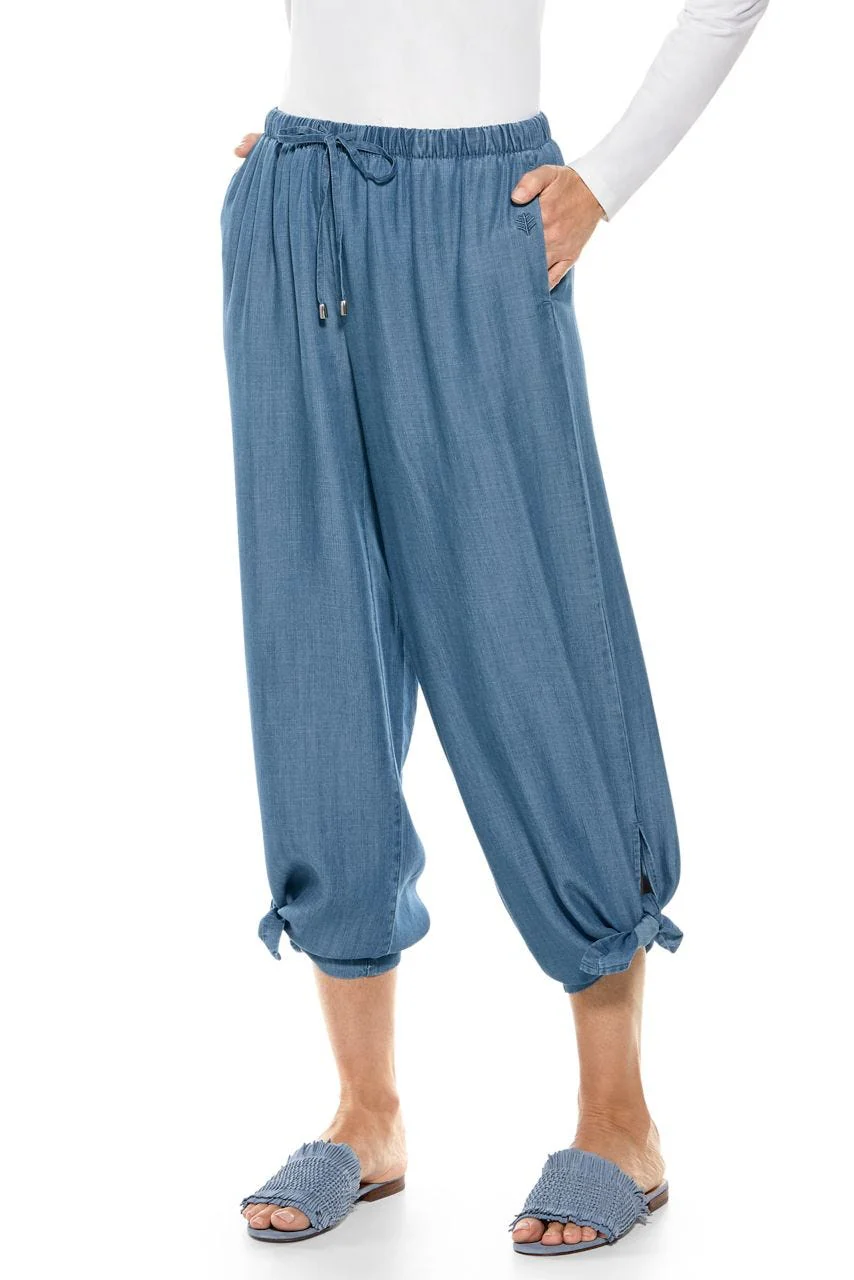 Women's Enclave Wide Leg Pants | Light Indigo - Image 5