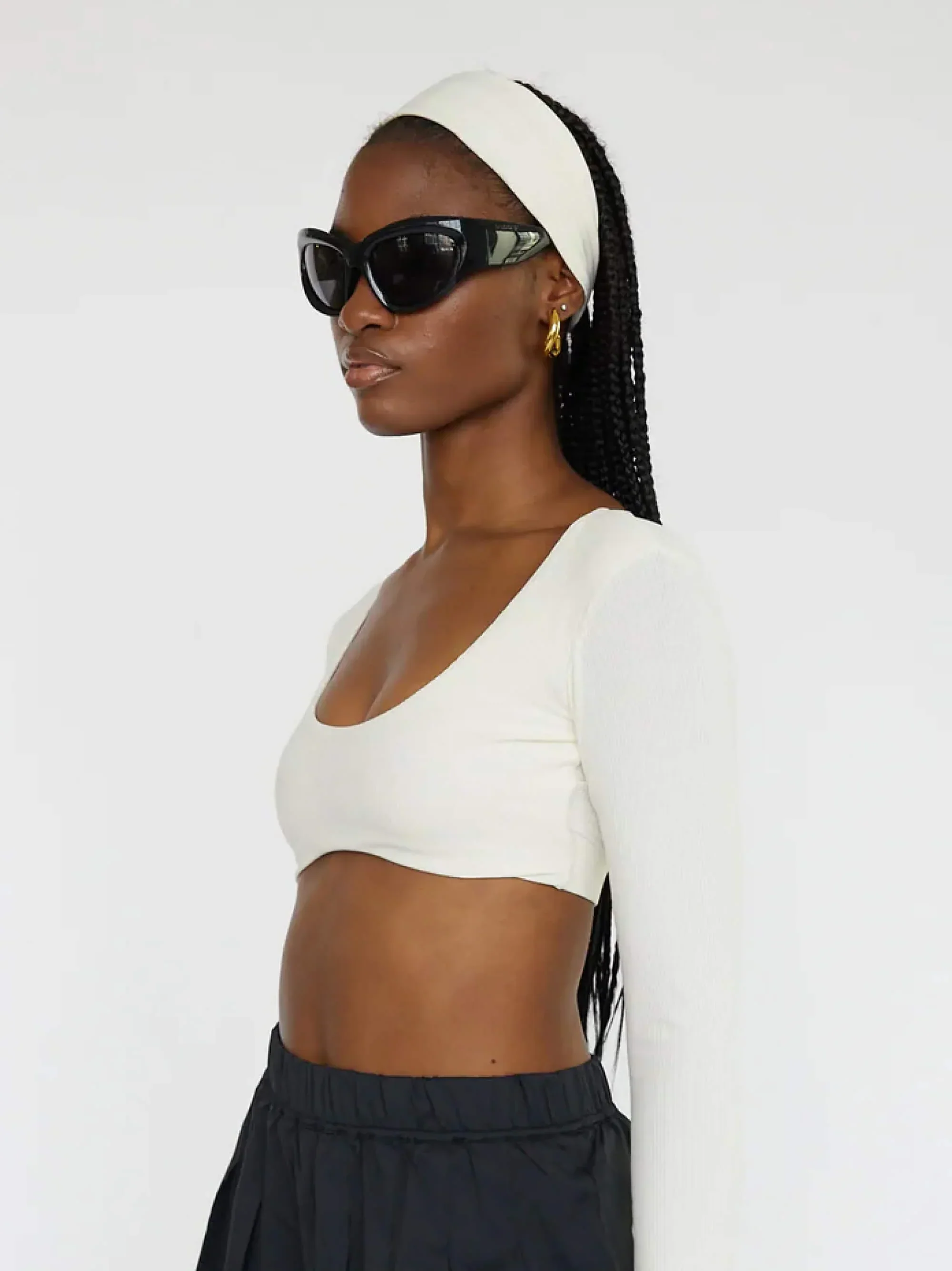 Women's Equipe Long Sleeve Cropped Top | Regular Parent - Image 6