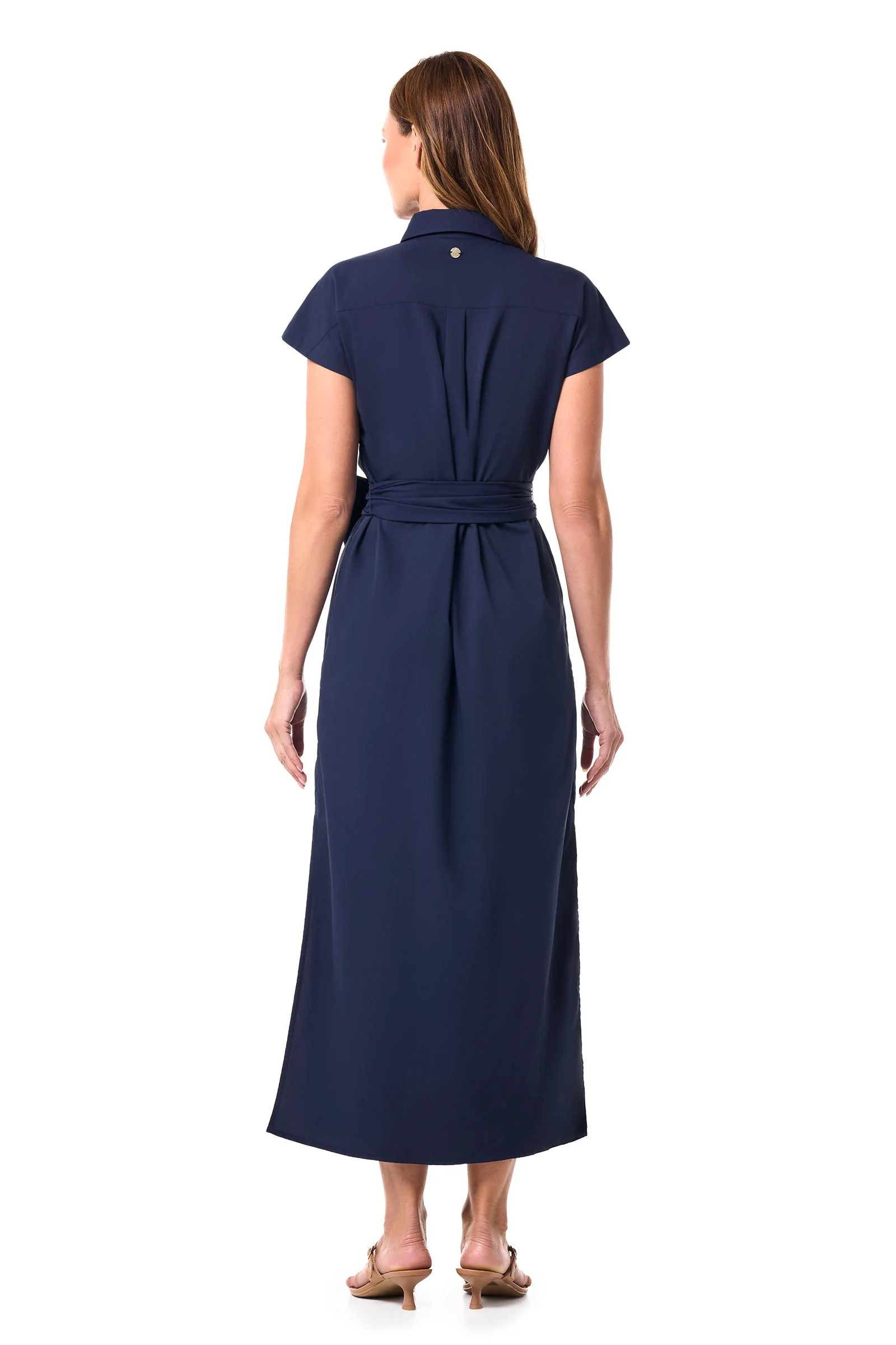 Women's Espanola Way Midi Dress | Navy - Image 4