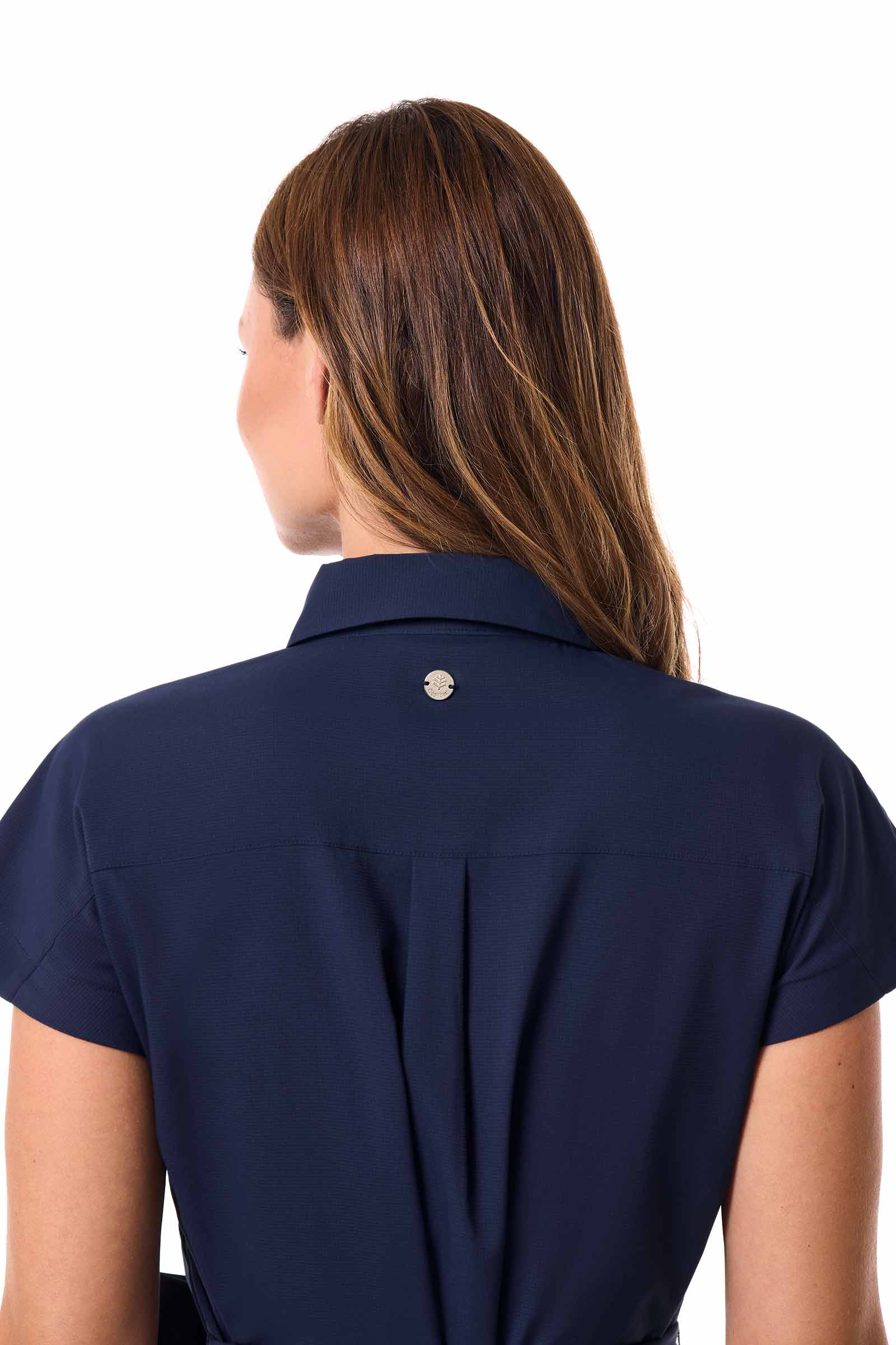 Women's Espanola Way Midi Dress | Navy - Image 5