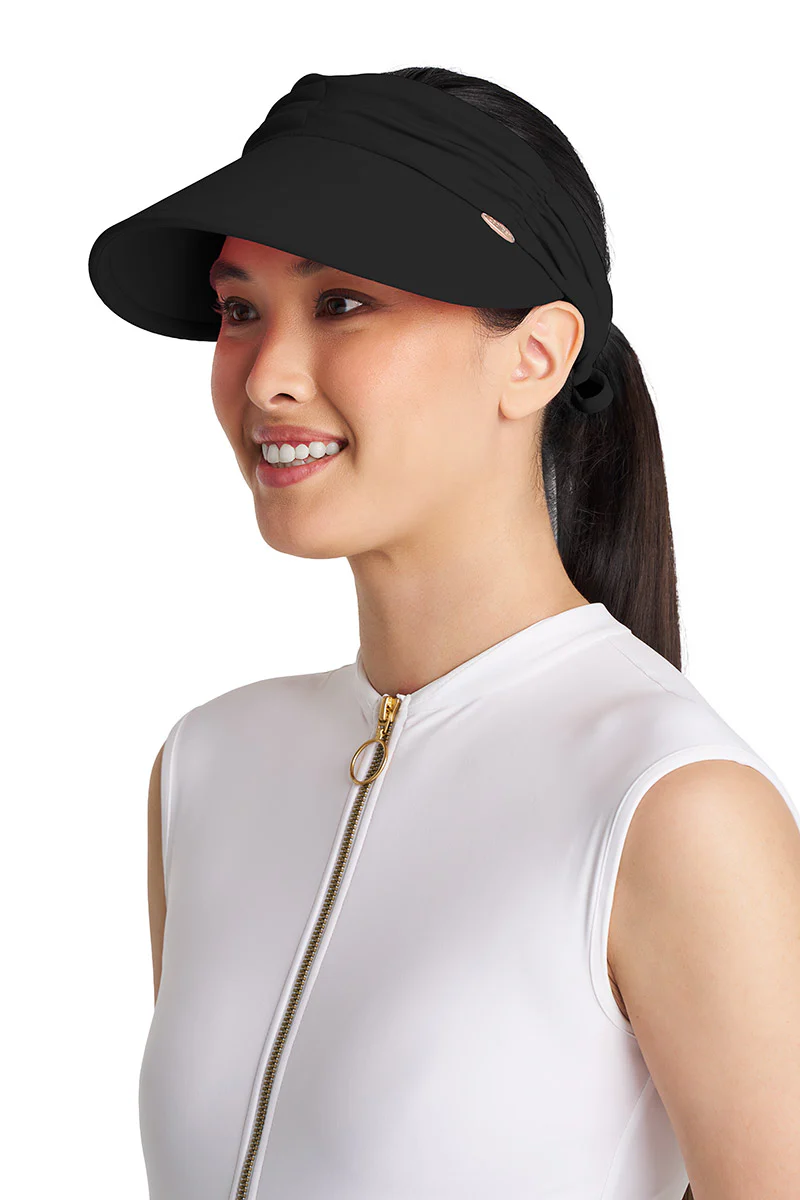 Women's Exuma Swim Visor | Black - Image 2