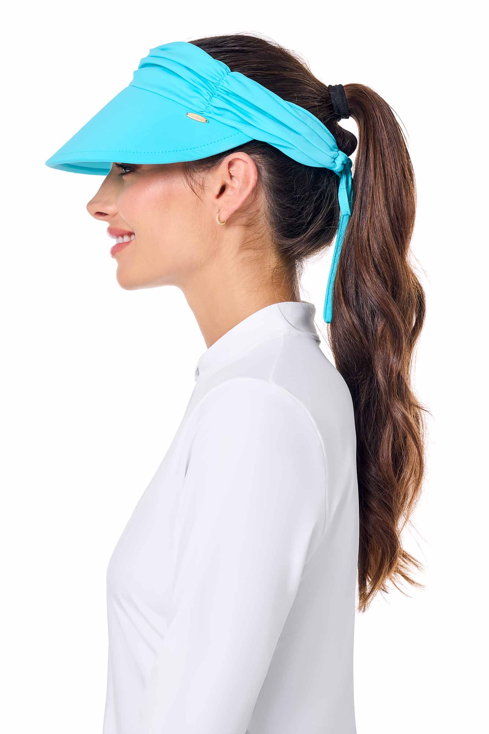 Women's Exuma Swim Visor | Blue Curacao - Image 3