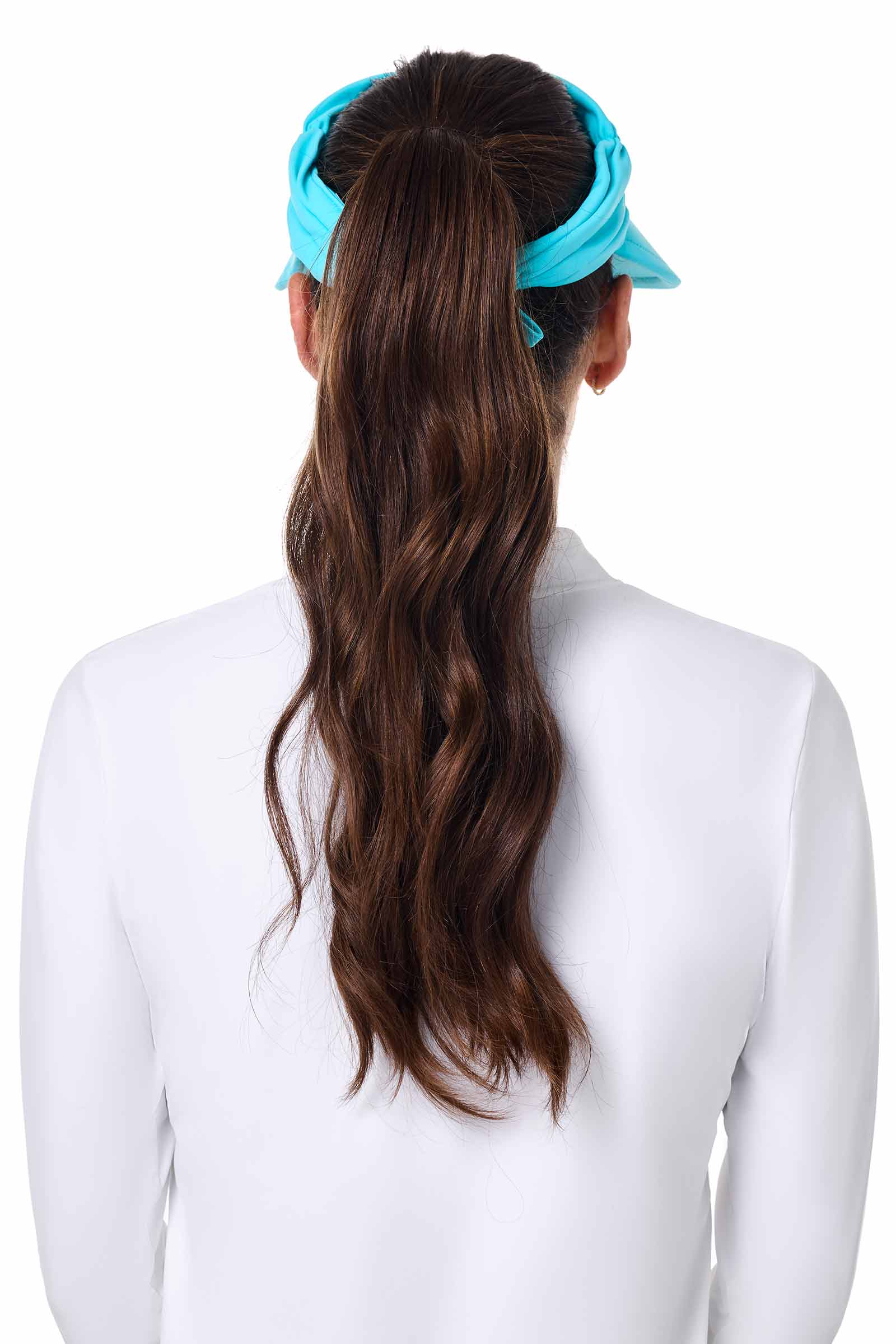 Women's Exuma Swim Visor | Blue Curacao - Image 4