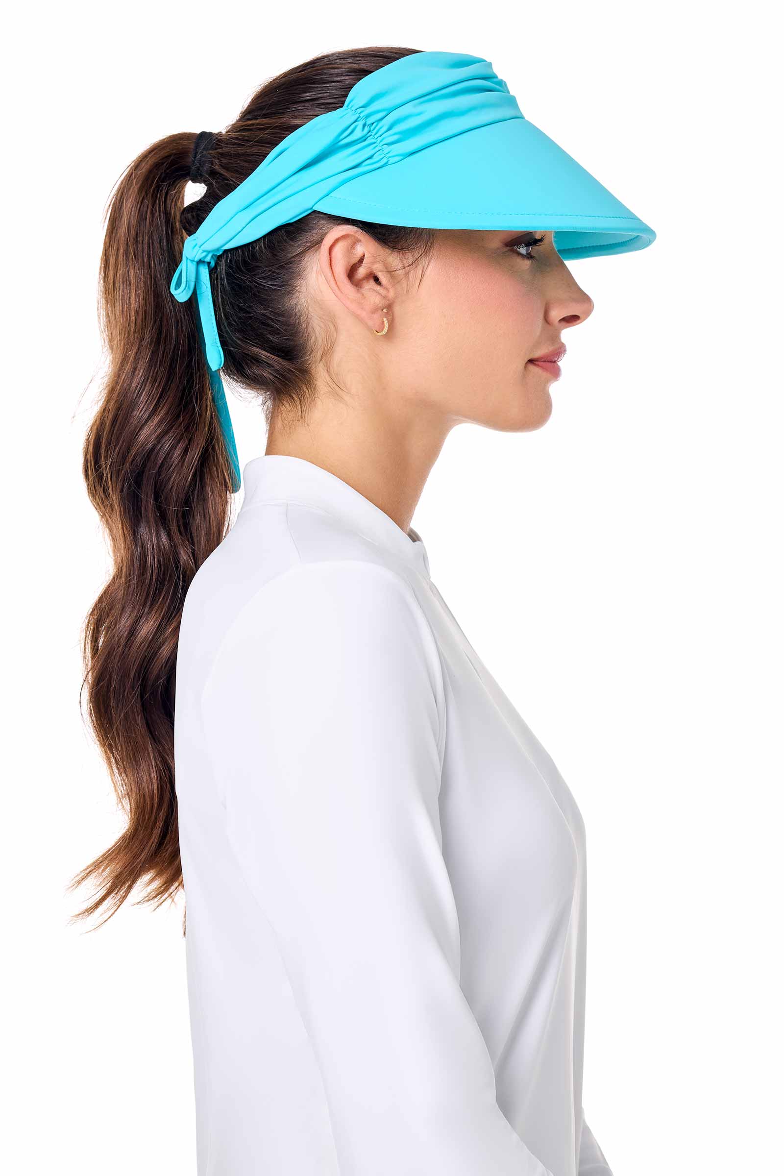 Women's Exuma Swim Visor | Blue Curacao - Image 5