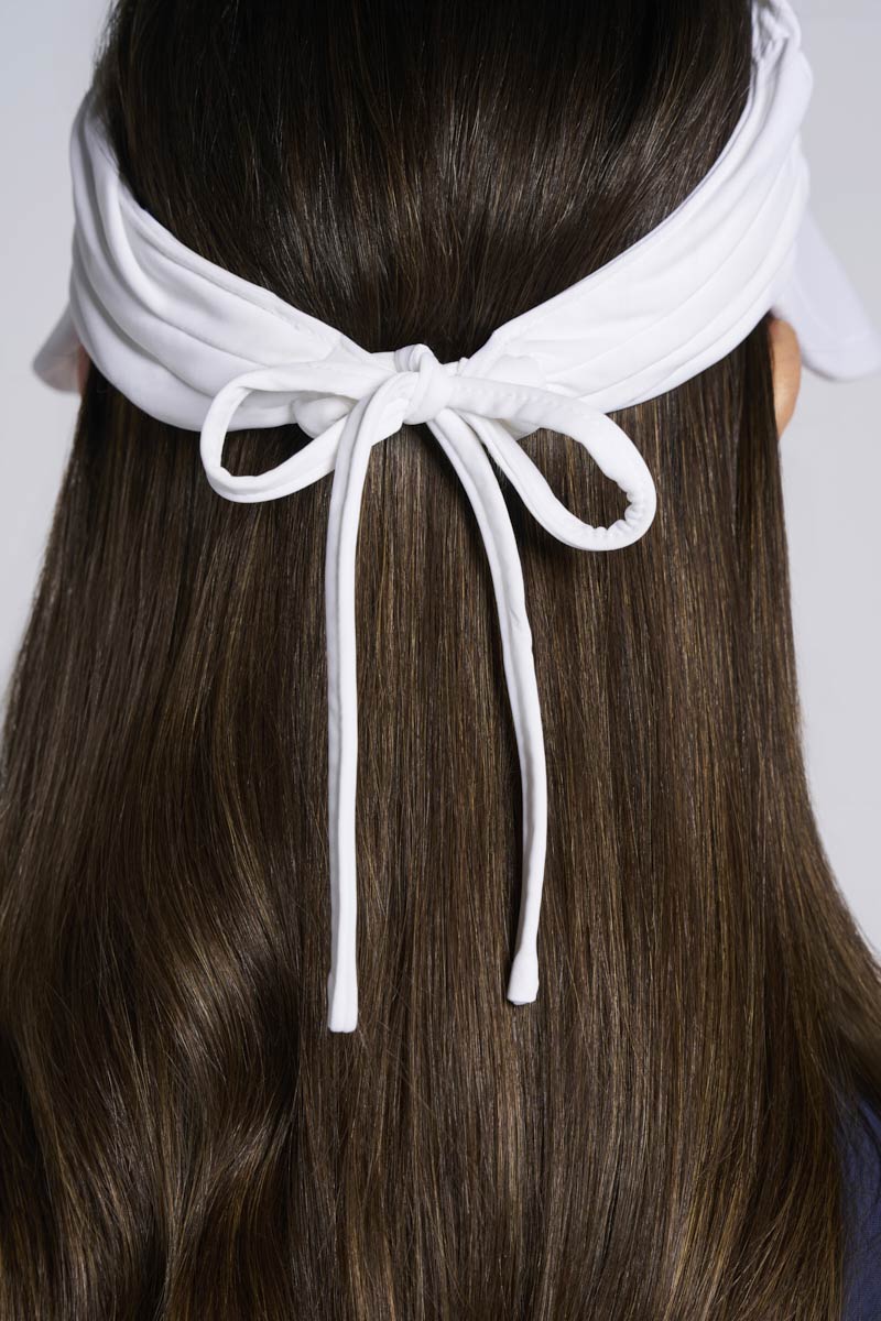 Women's Exuma Swim Visor | White - Image 7