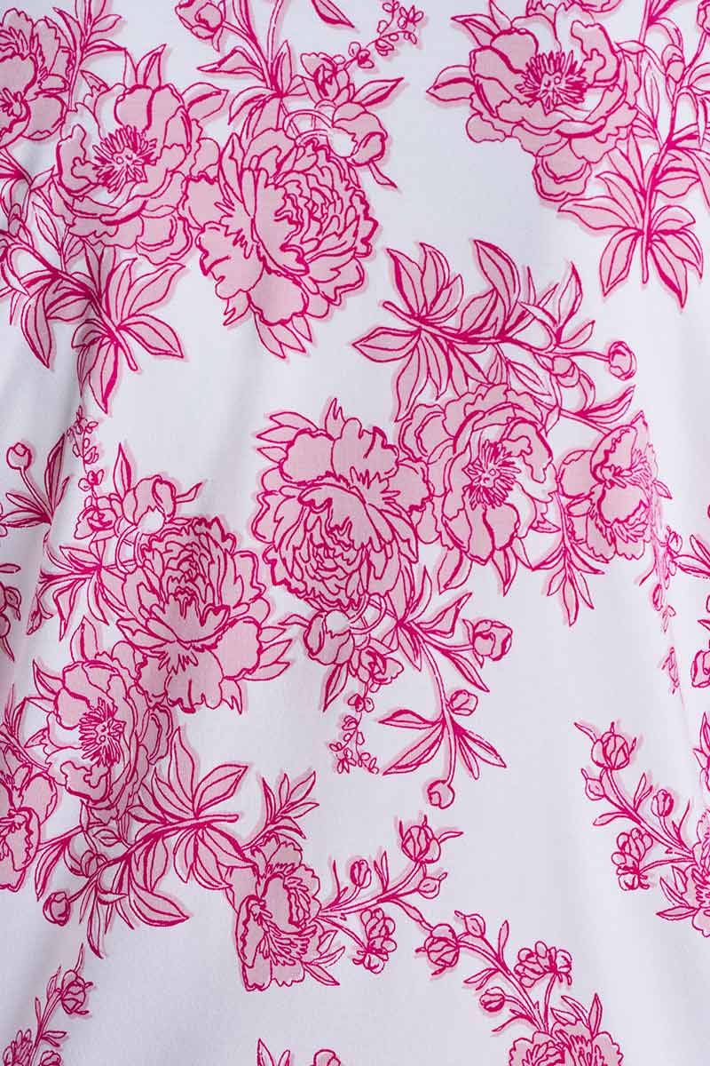 Women's Vrae Fashion Wrap | Fuchsia Bouquet - Image 8
