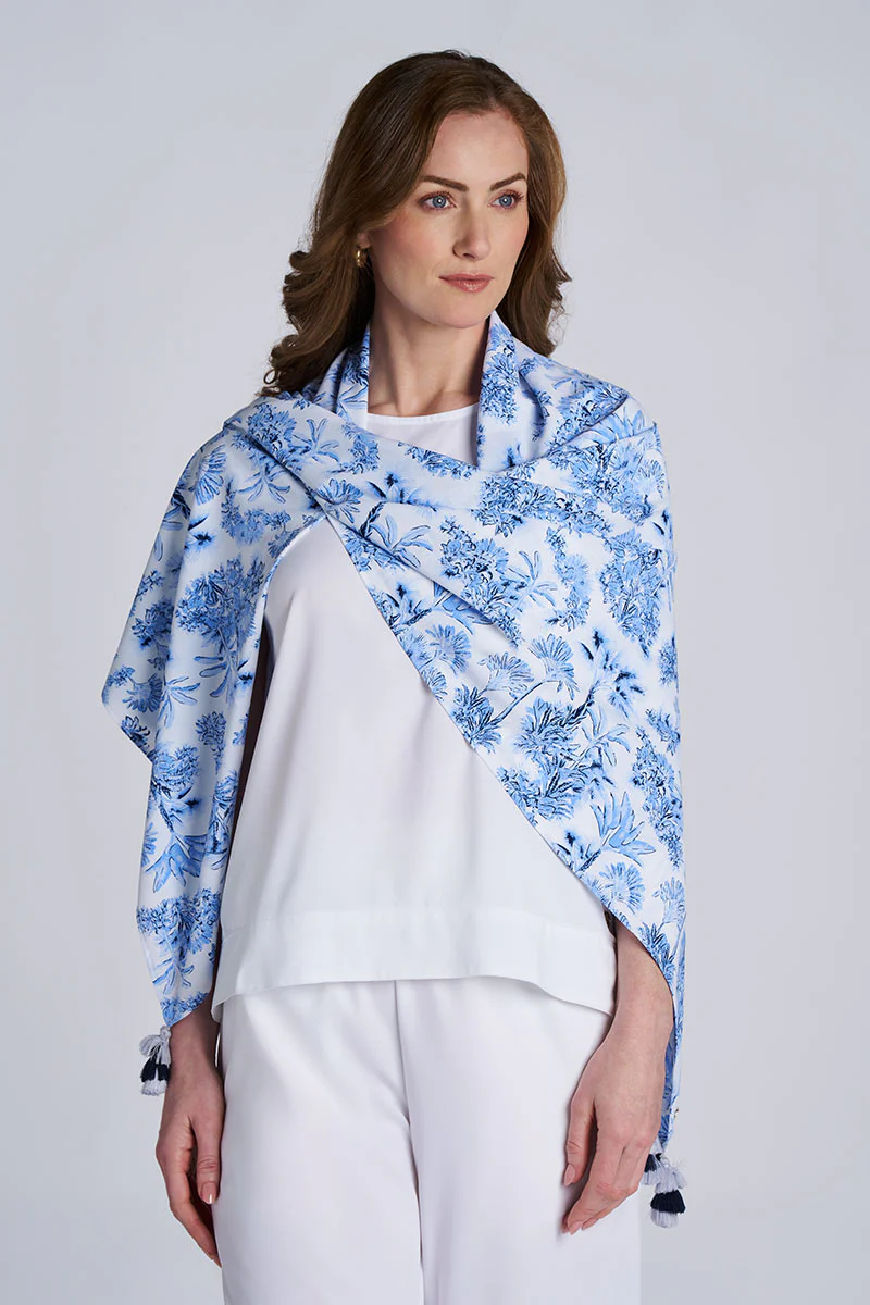 Minneola Featherlight Scarf | Periwinkle Isla Bonita - Image 5