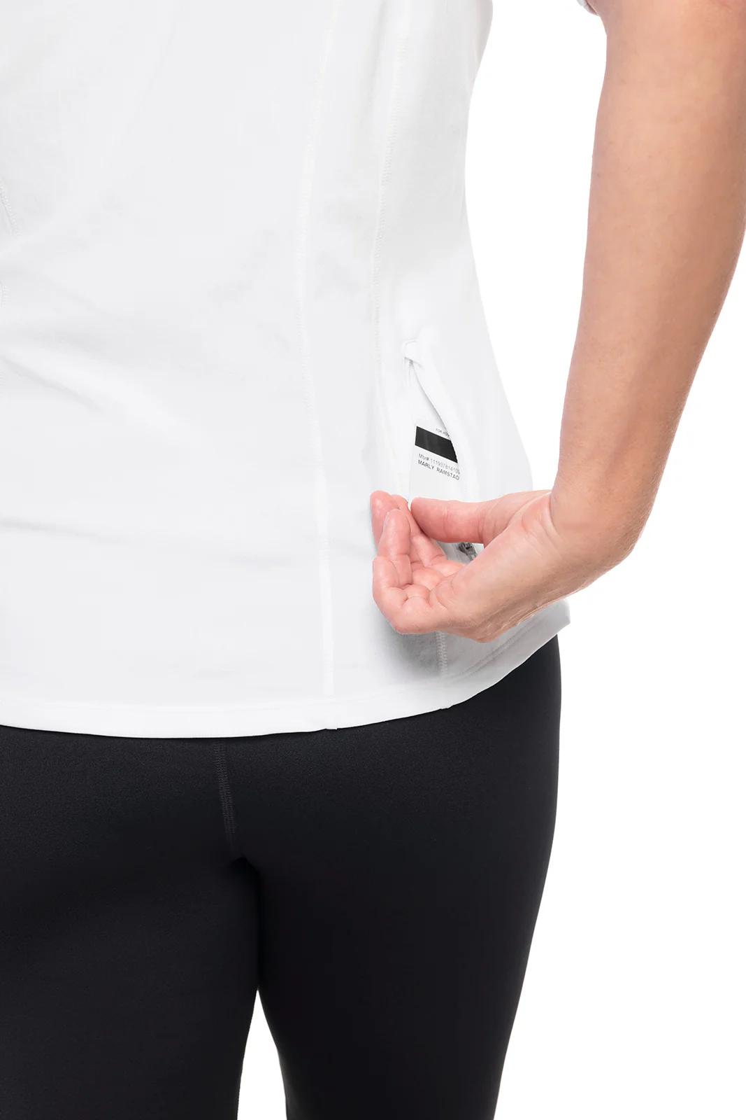 Women's Freestyle Short Sleeve Rash Guard | White - Image 5