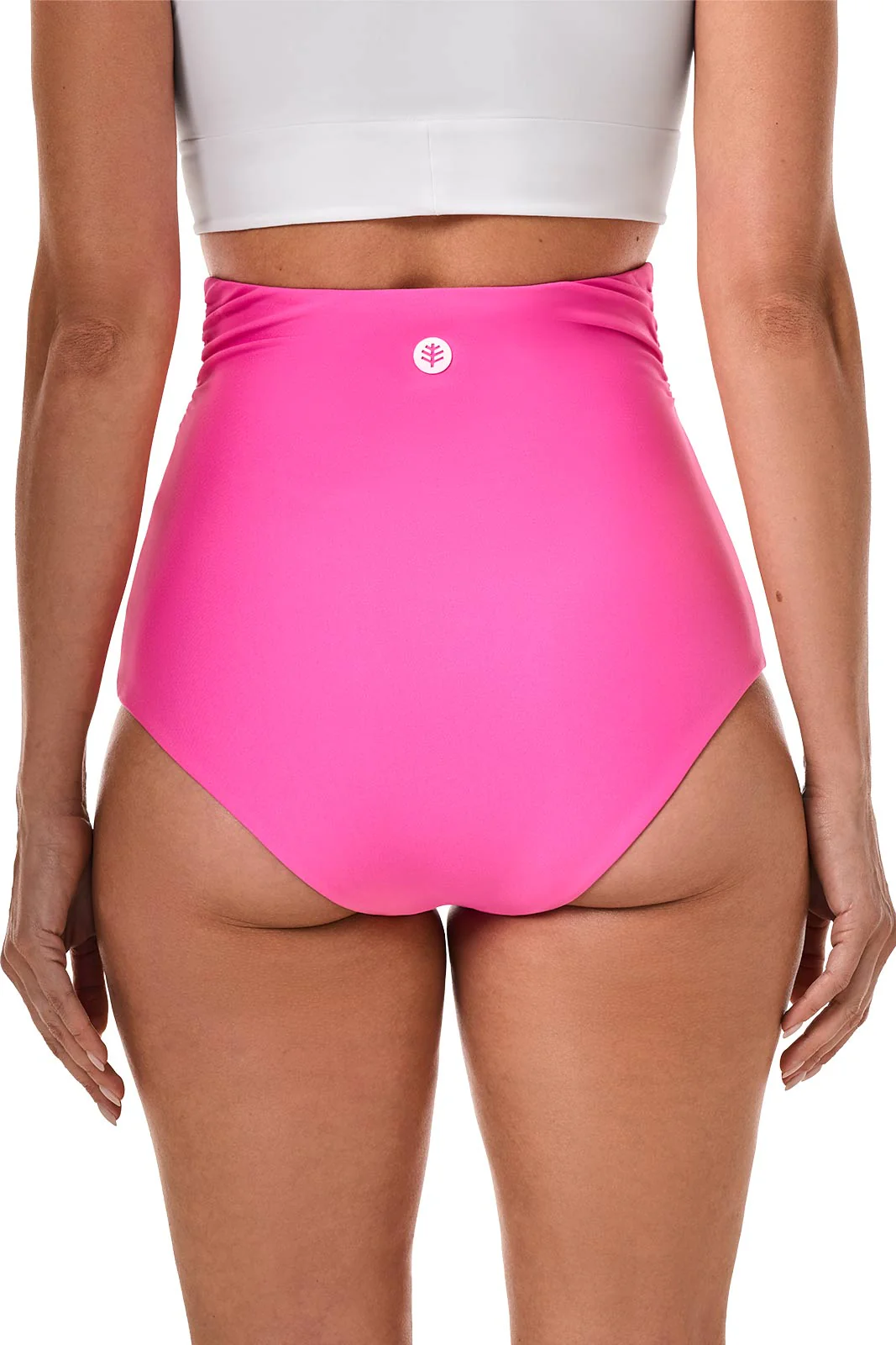 Women's Golden Isles Ultra High Rise Swim Bottom | Tulip Pink - Image 4