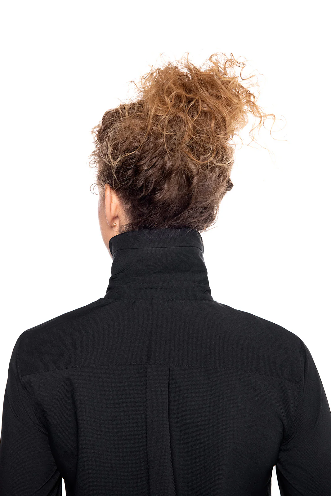 Women's Hepburn Shirt with Roll-Up Sleeves | Black - Image 4