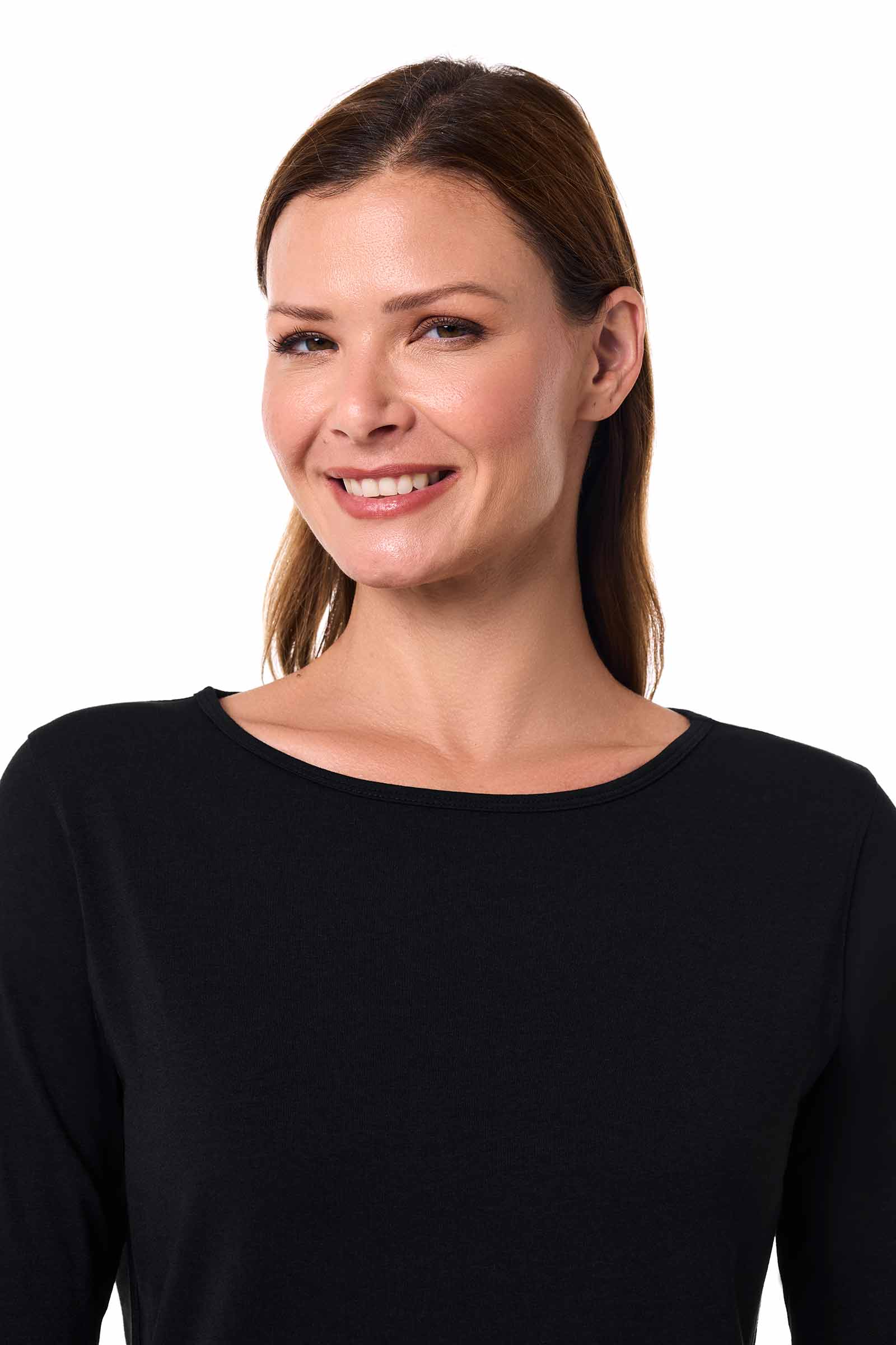 Women's Heyday Side Split Shirt | Black - Image 6
