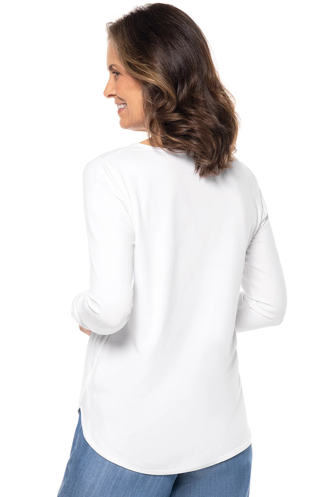 Women's Heyday Side Split Shirt | White - Image 2
