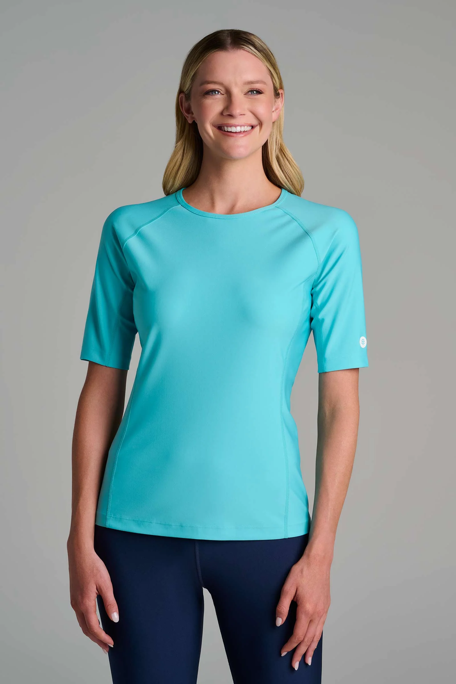 Women's Short Sleeve Swim Shirt | Regular Parent - Image 9