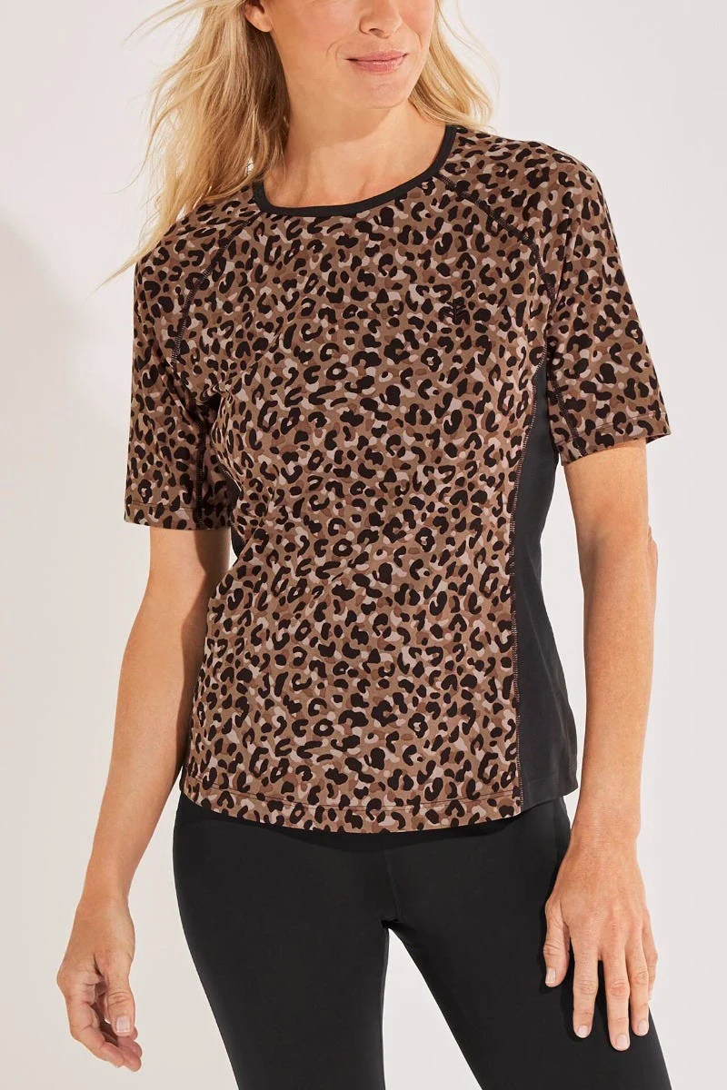 Women's Short Sleeve Swim Shirt | Clearance Parent - Image 5