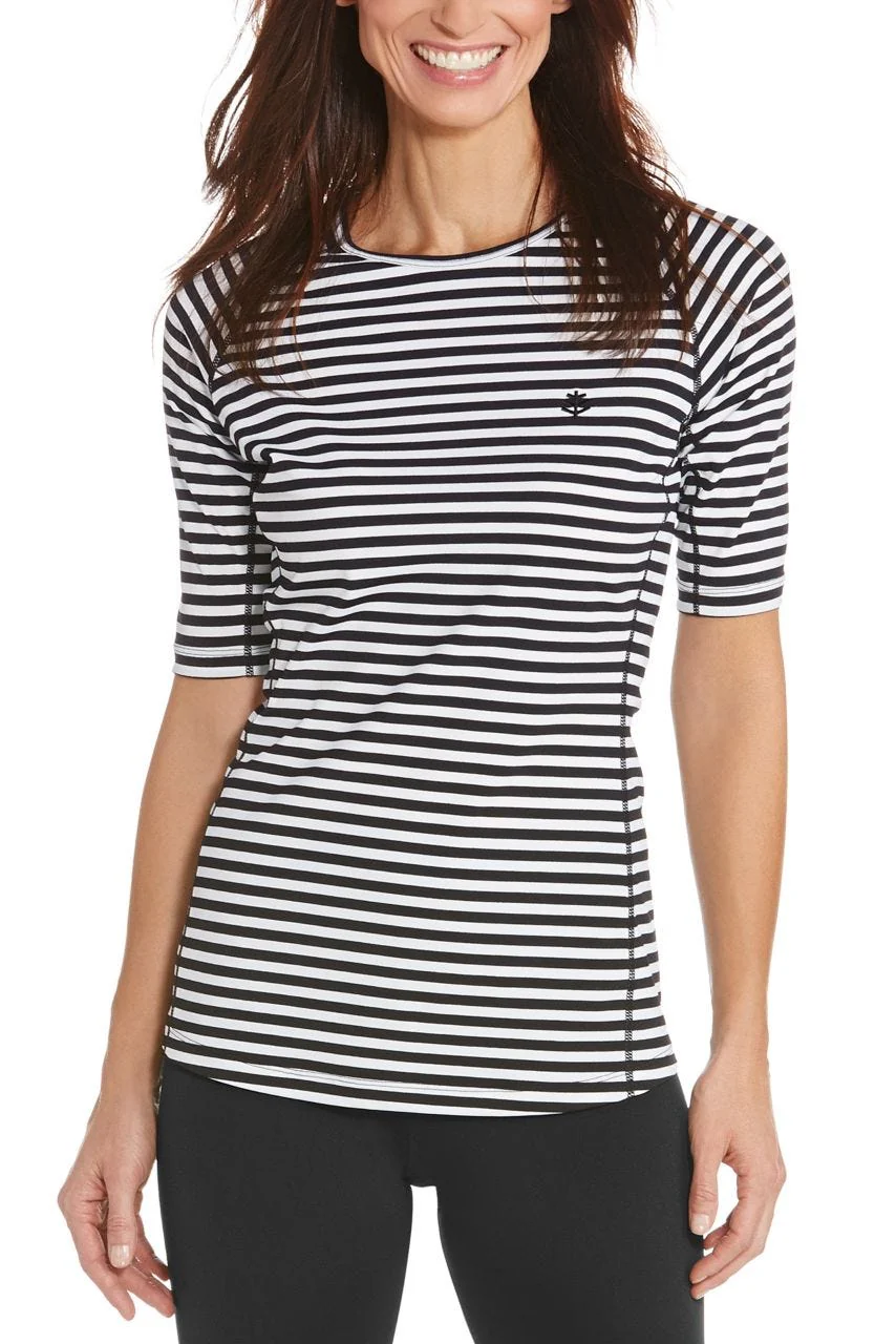 Women's Short Sleeve Swim Shirt | Clearance Parent - Image 7