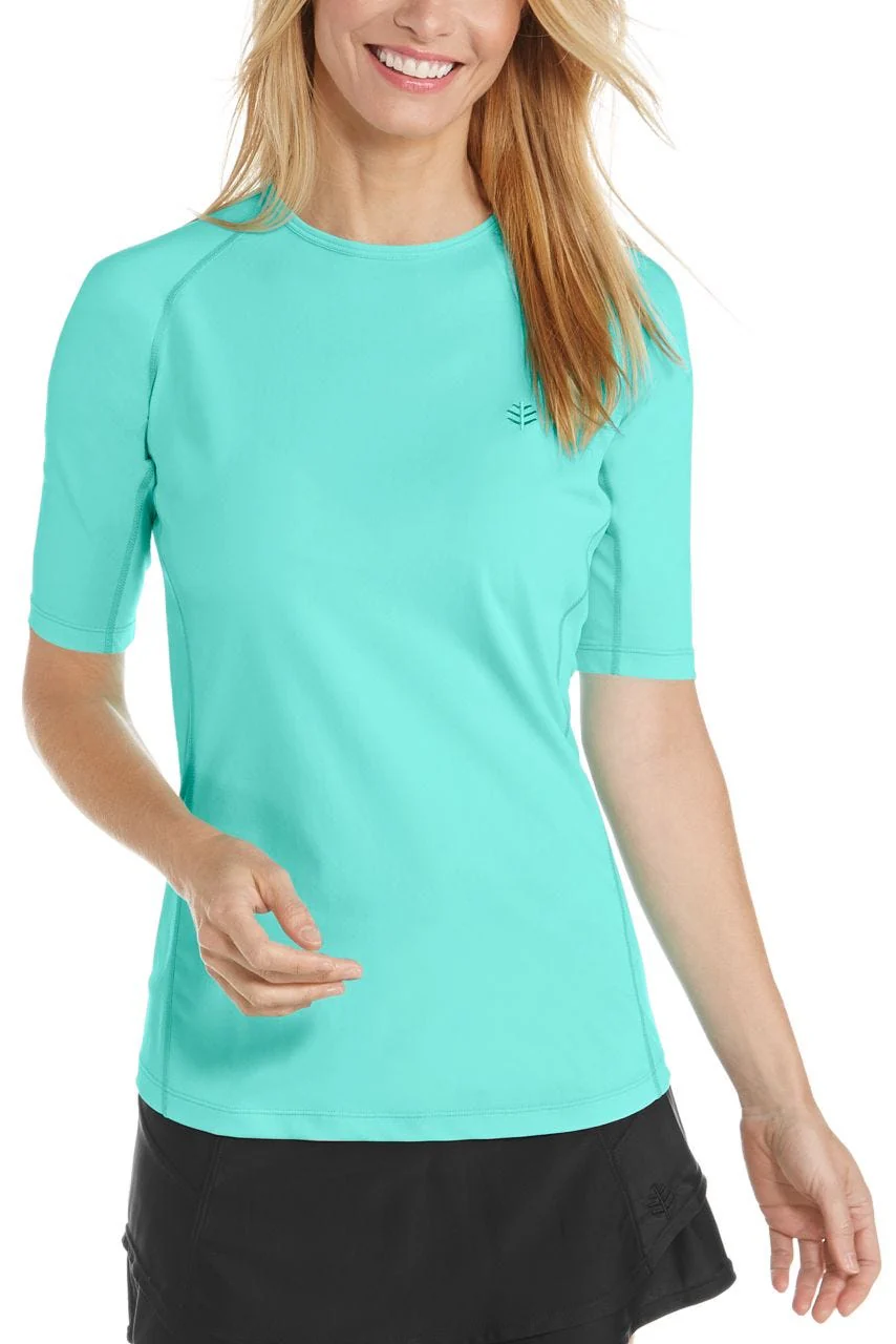 Women's Short Sleeve Swim Shirt | Regular Parent - Image 15
