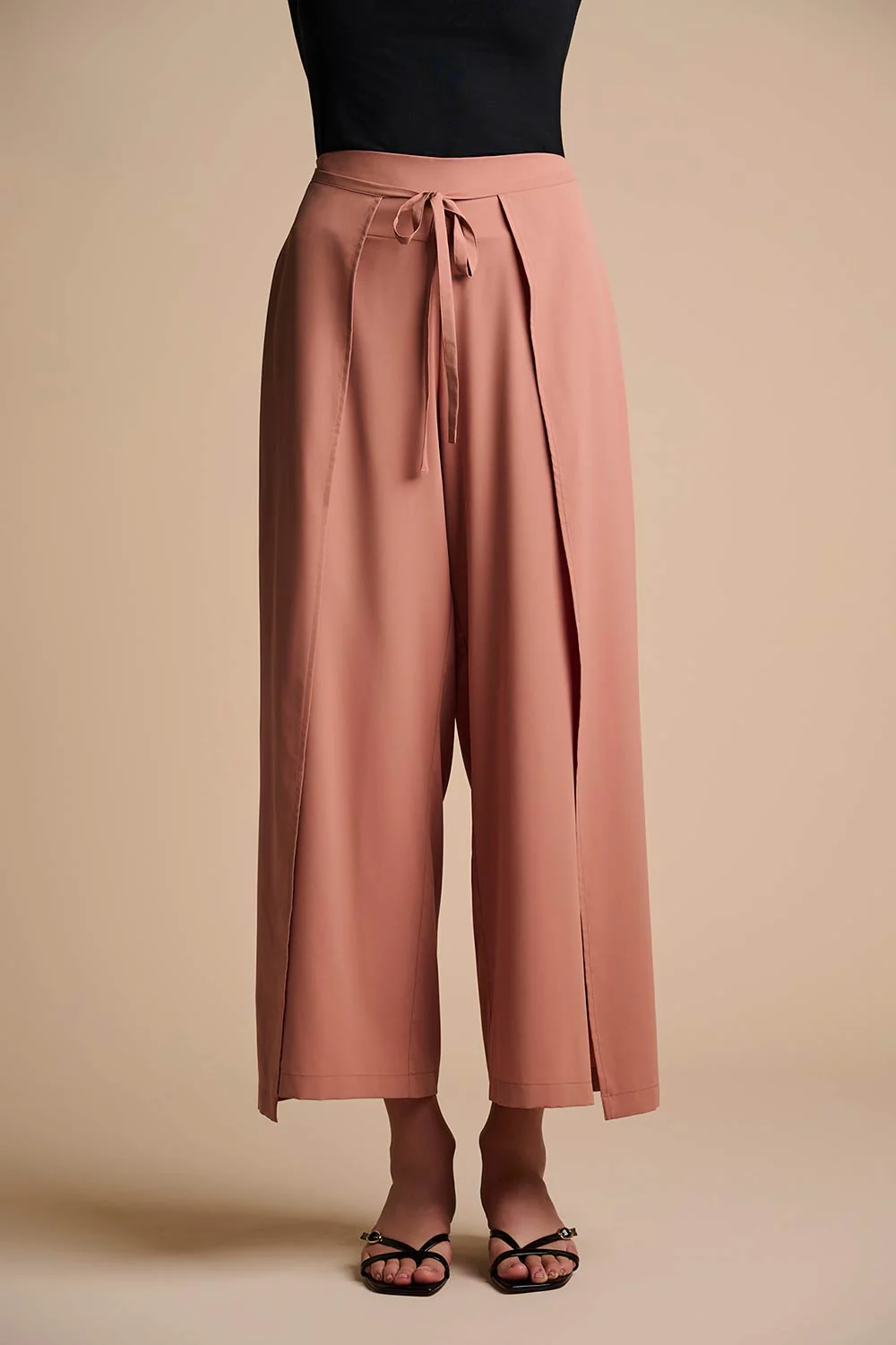 Hydra Tie Pants | Mocha Mousse - Image 3