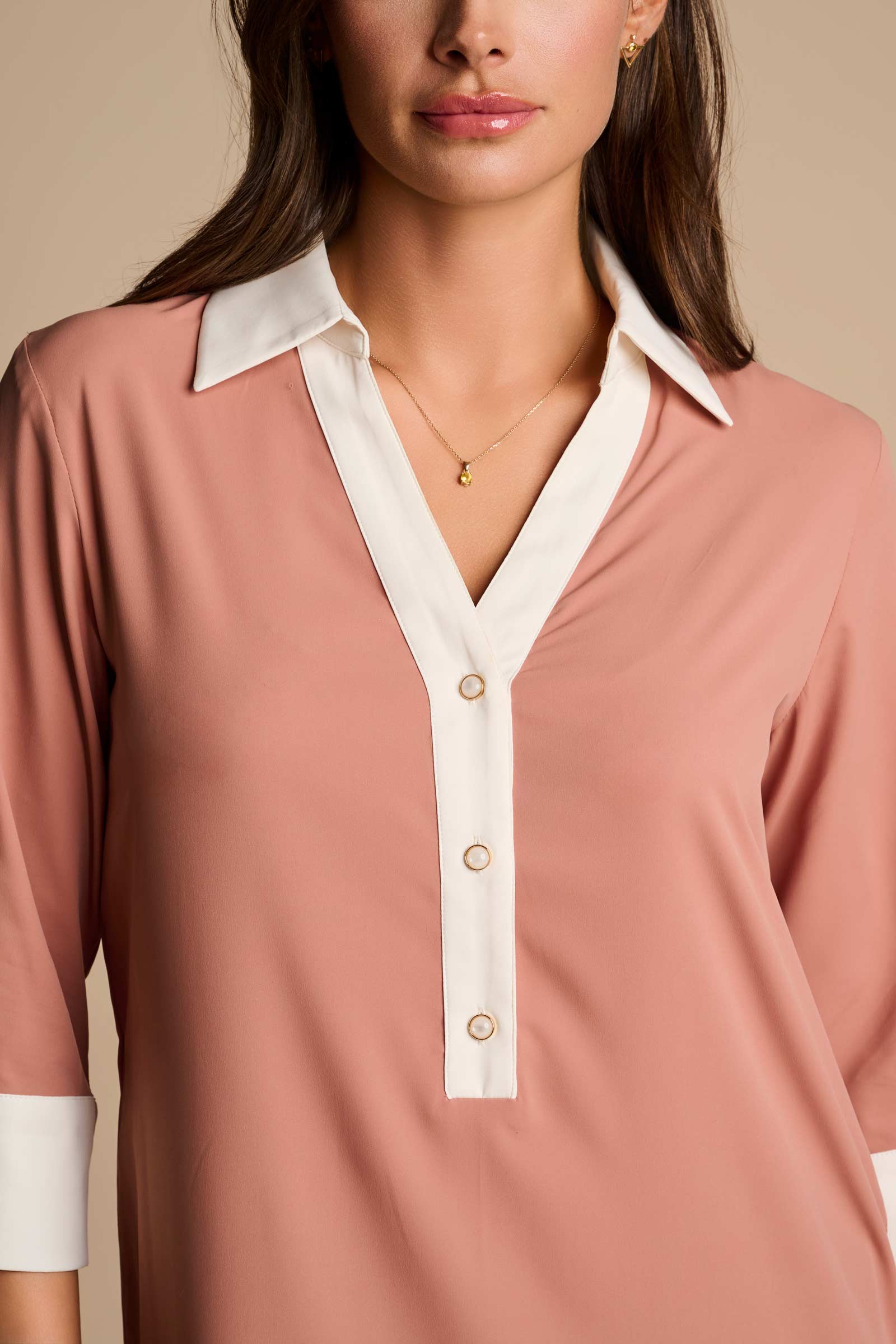 Icaria Tunic Dress | Mocha Mousse - Image 6