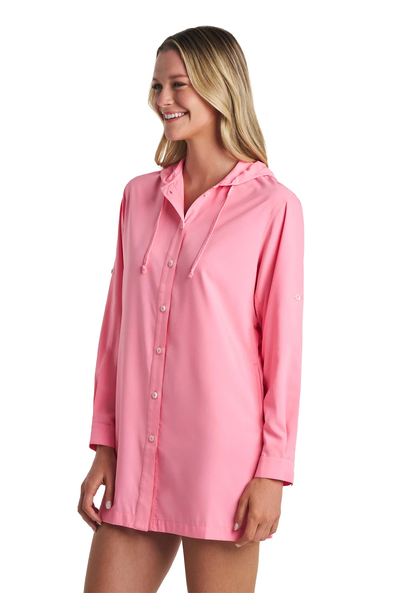 Iztapa Coastal Sun Shirt | Flamingo Pink - Image 2