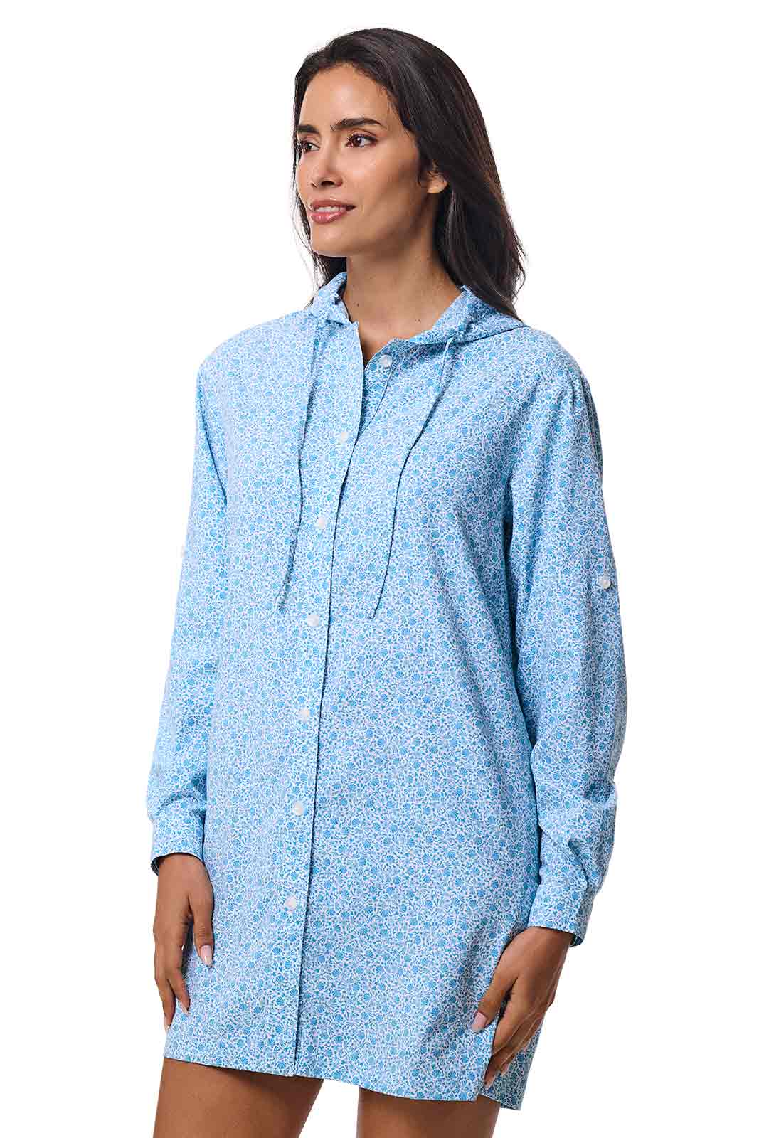 Iztapa Coastal Sun Shirt | Malibu Blue Shell We - Image 4