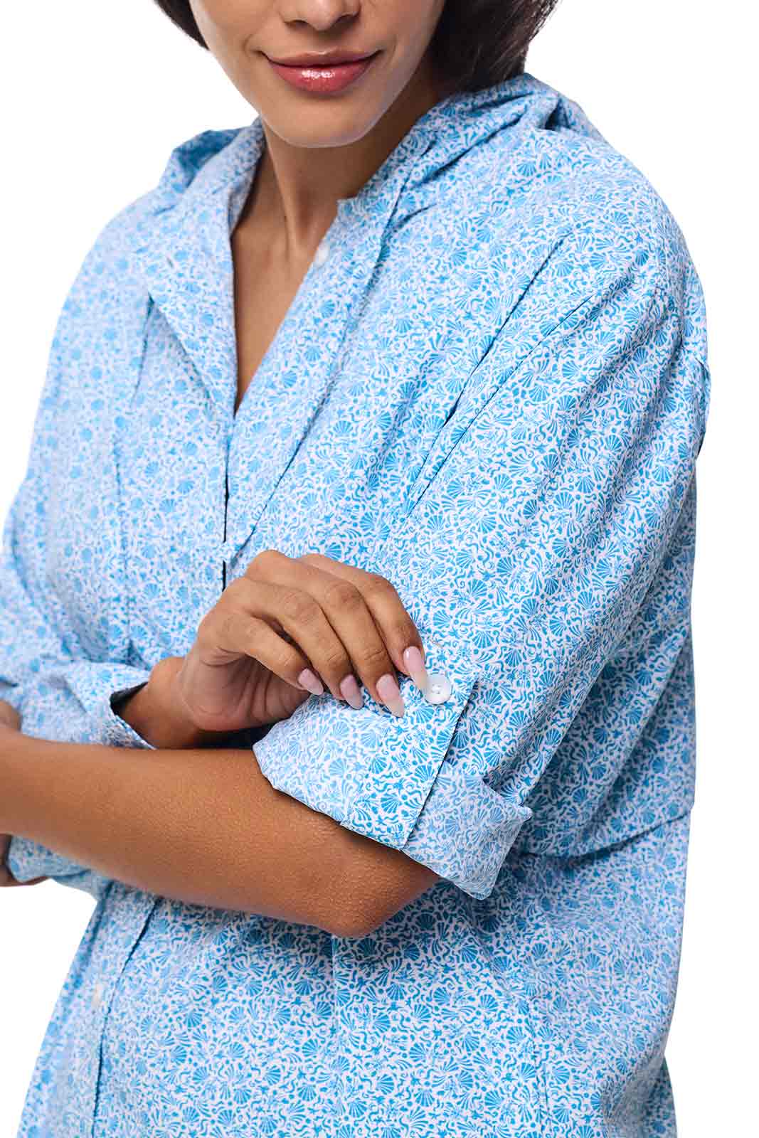Iztapa Coastal Sun Shirt | Malibu Blue Shell We - Image 7