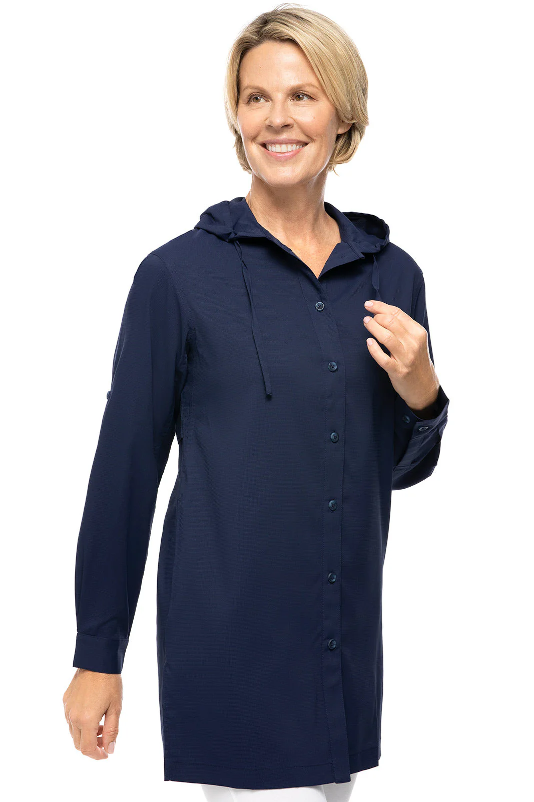 Iztapa Coastal Sun Shirt | Navy - Image 4
