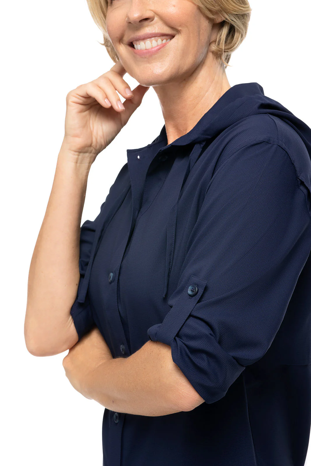 Iztapa Coastal Sun Shirt | Navy - Image 6