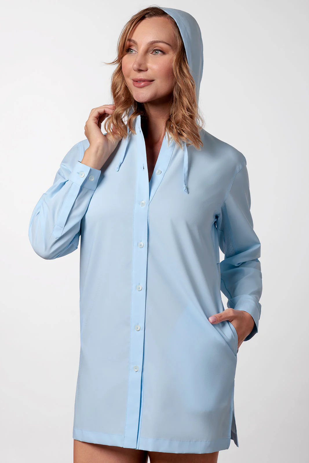 Women's Long Sleeve Beach Shirt  | Regular Parent - Image 8