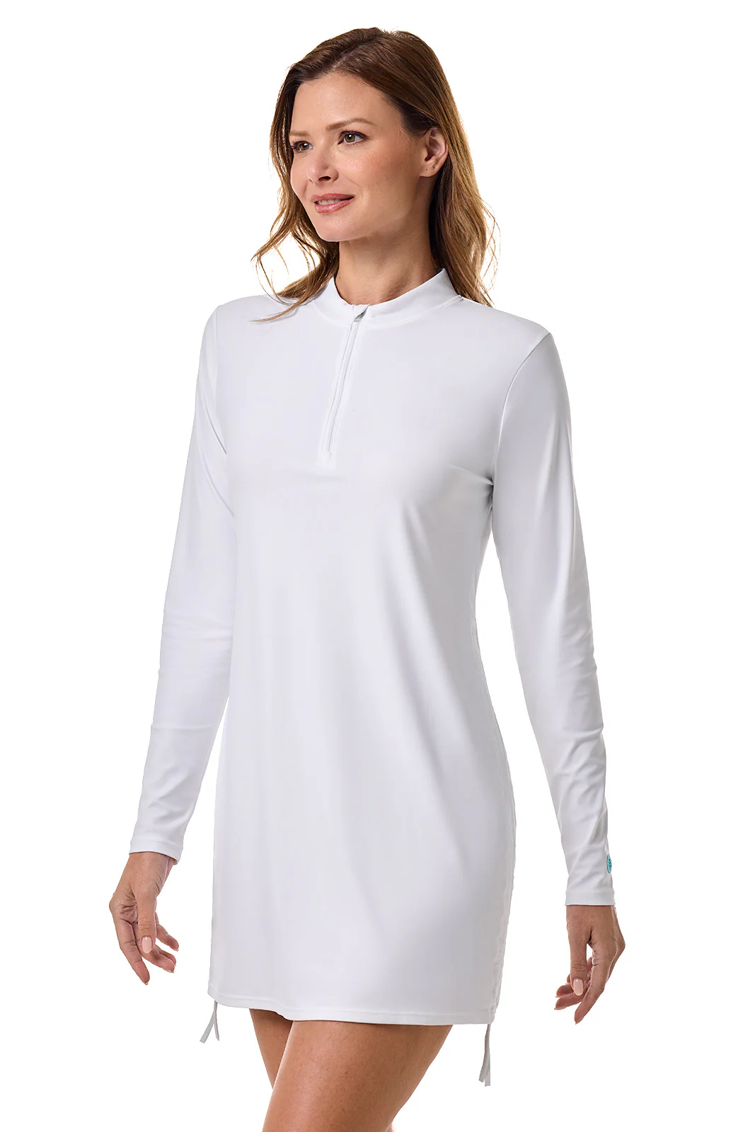 Women's Key Biscayne Ruche Swim Top | White - Image 5