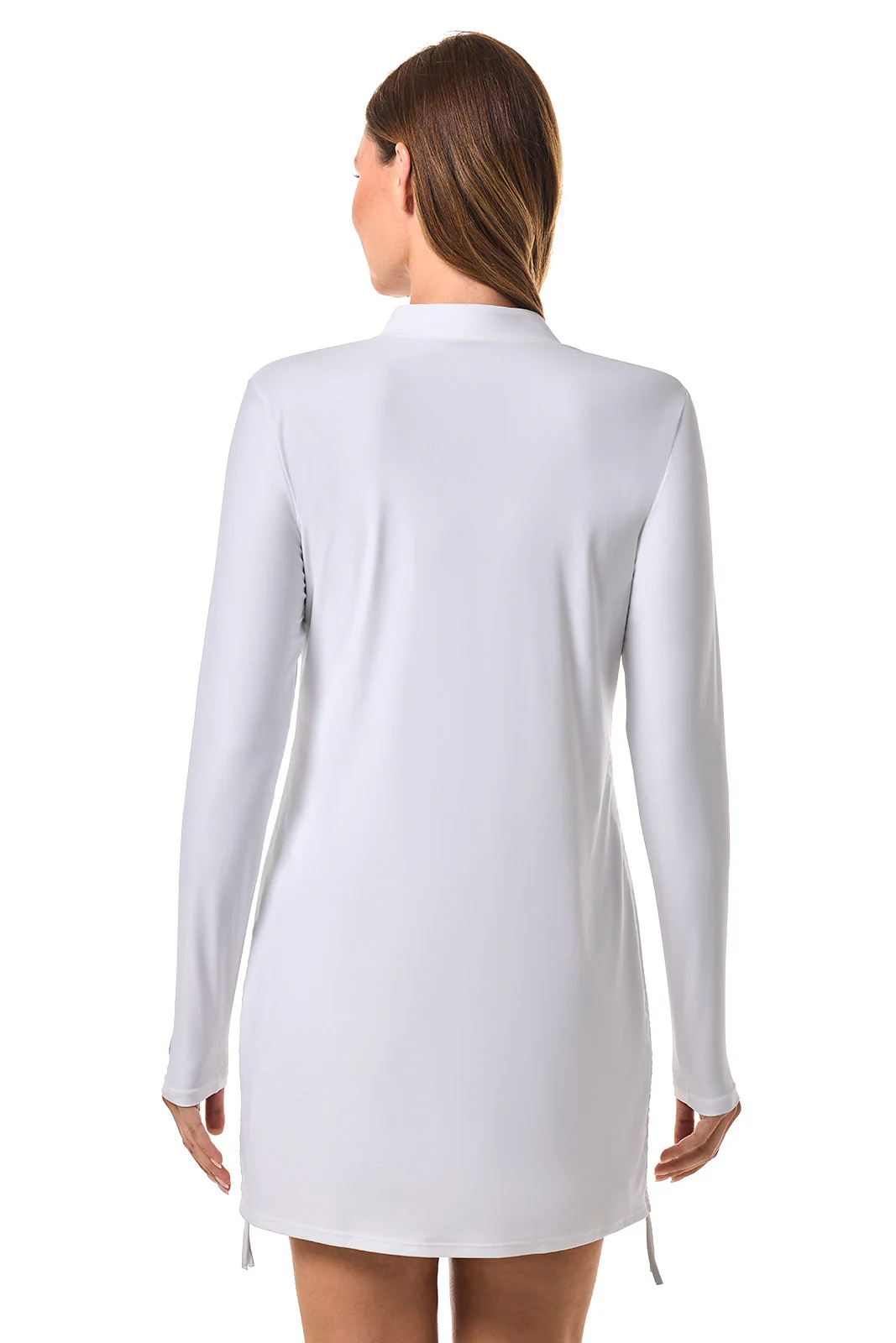 Women's Key Biscayne Ruche Swim Top | White - Image 6
