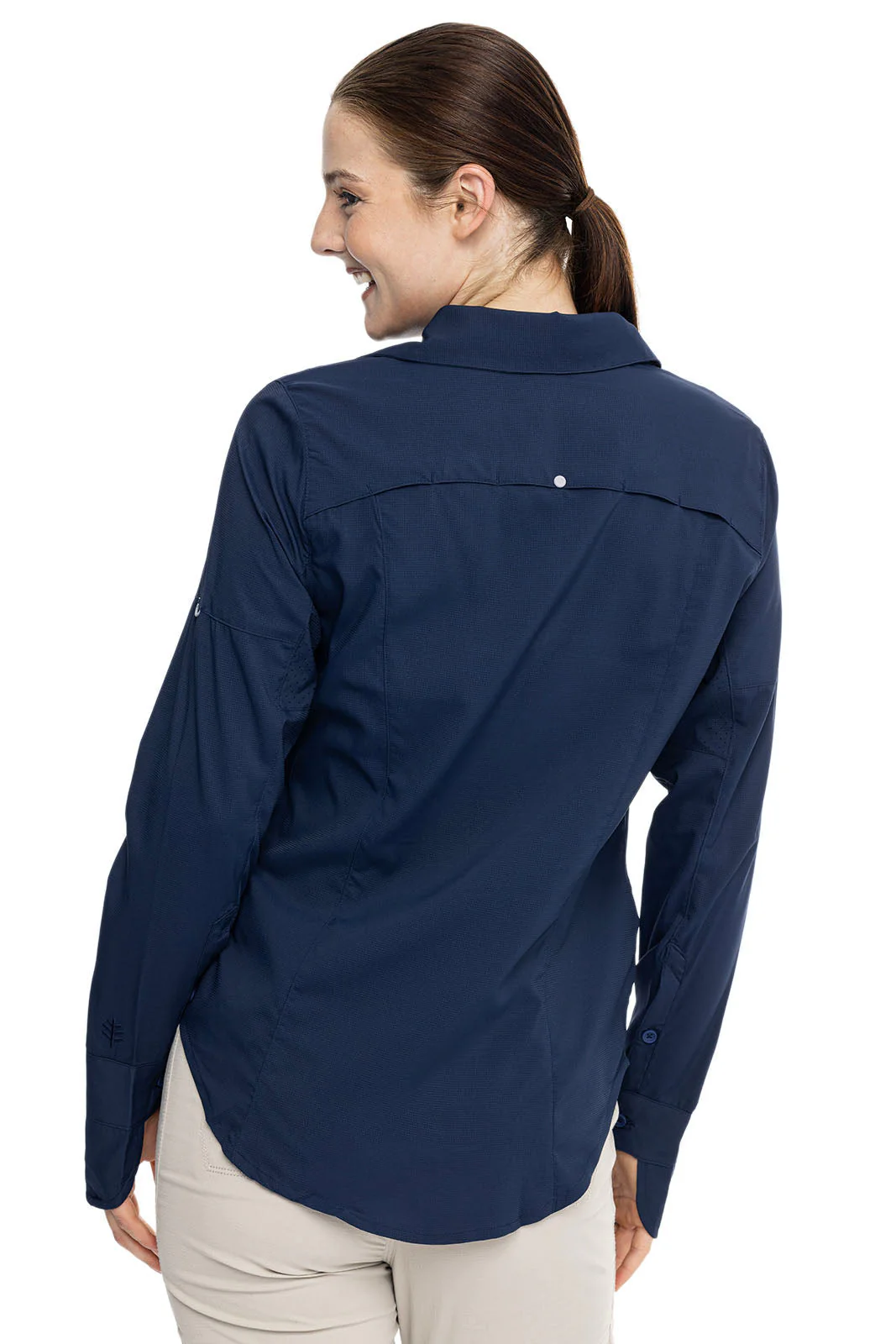 Women's Kodia Long Sleeve Fishing Shirt | Navy - Image 4