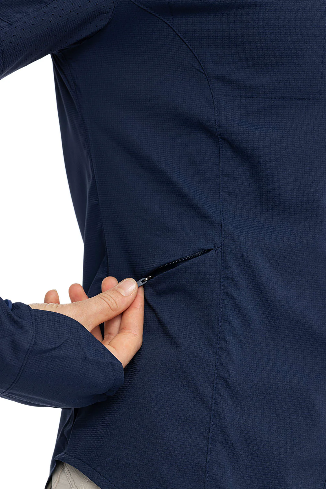 Women's Kodia Long Sleeve Fishing Shirt | Navy - Image 6