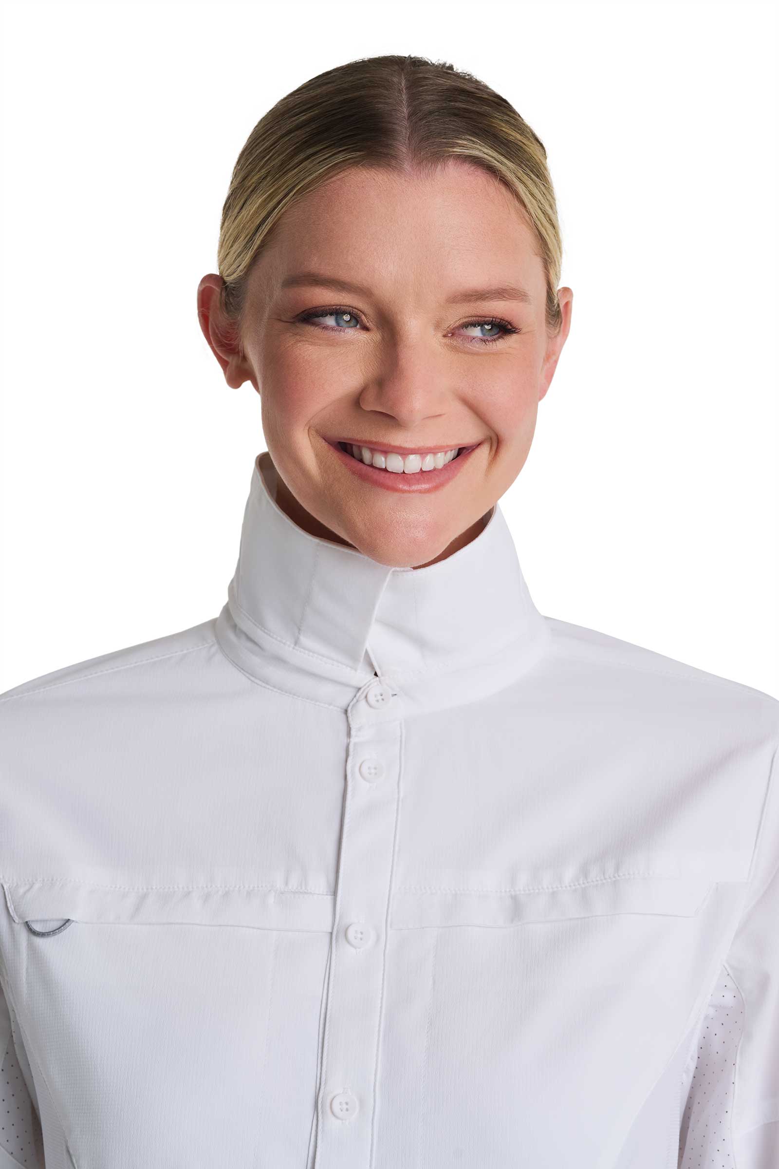 Women's Kodia Long Sleeve Fishing Shirt | White - Image 6