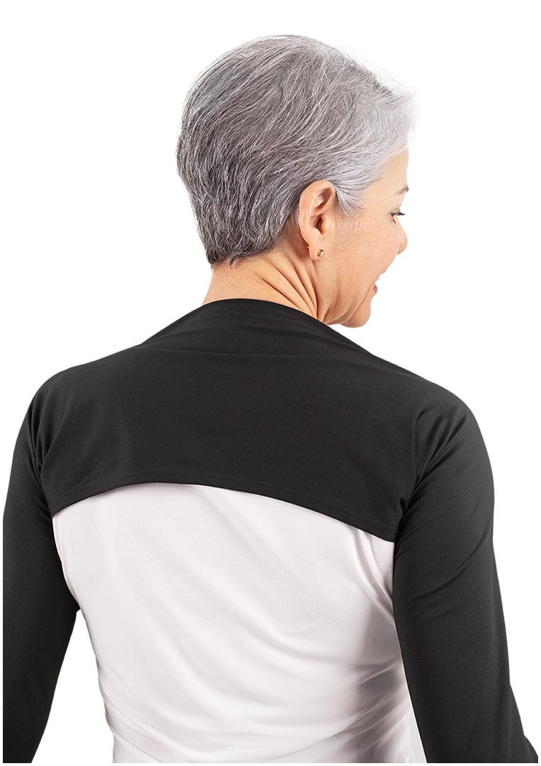 Women's Larix Shoulder Sleeves | Black - Image 4